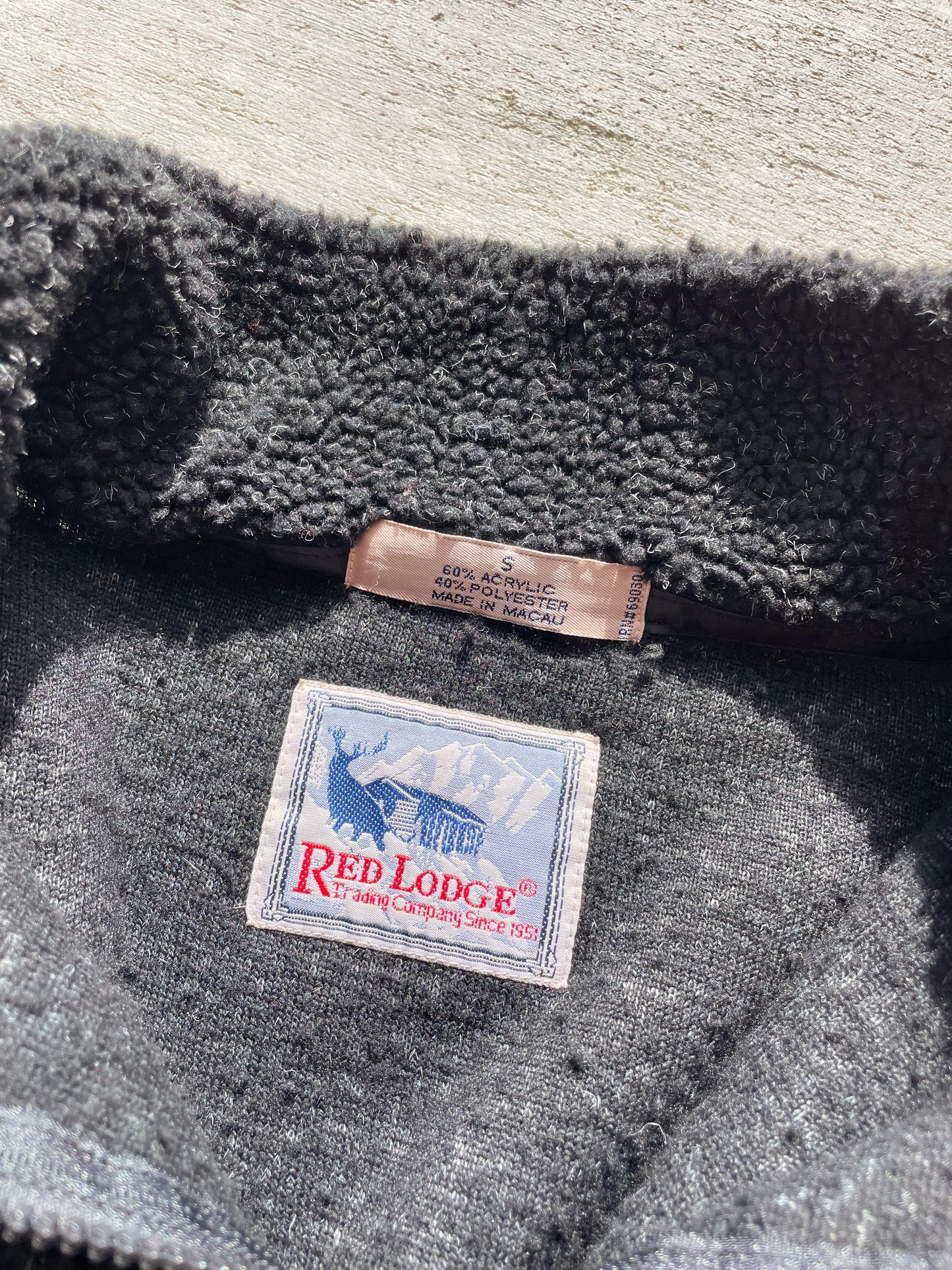 Vintage Zip Up Fleece w/ Embroidery (M)