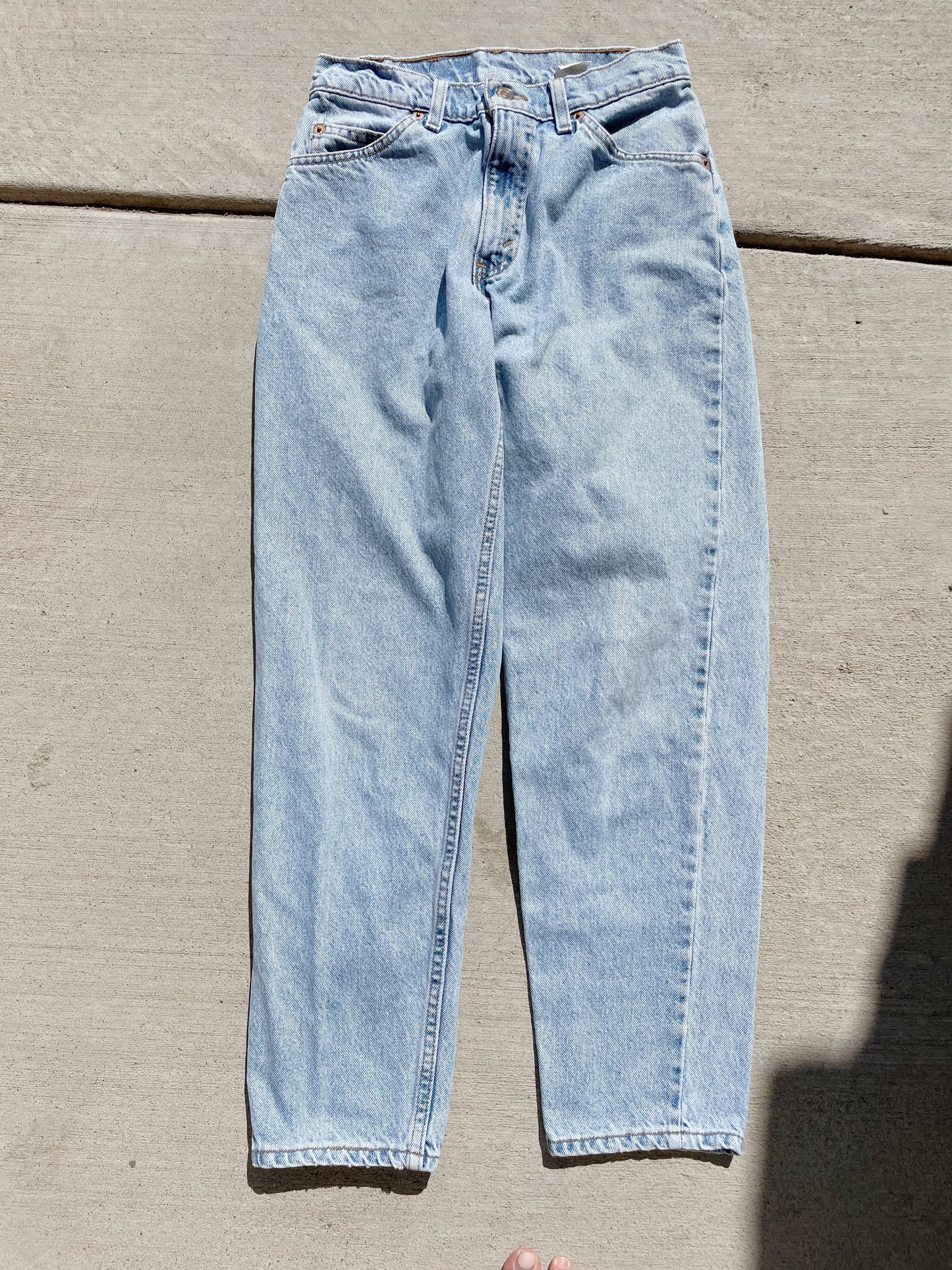 Vintage 1997 Levi's 560 Orange Tab Denim Jeans (27)