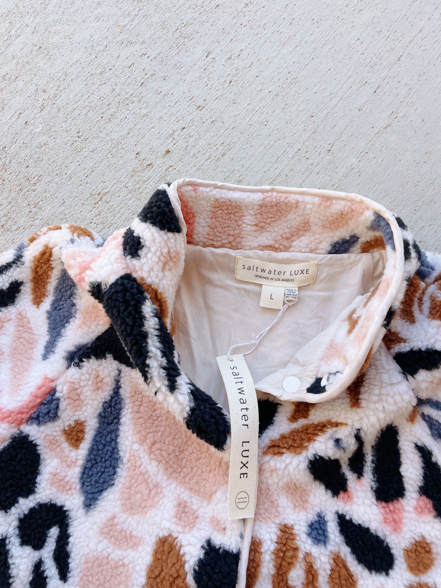 Saltwater Lux Snap Fleece Pullover - NEW (L)