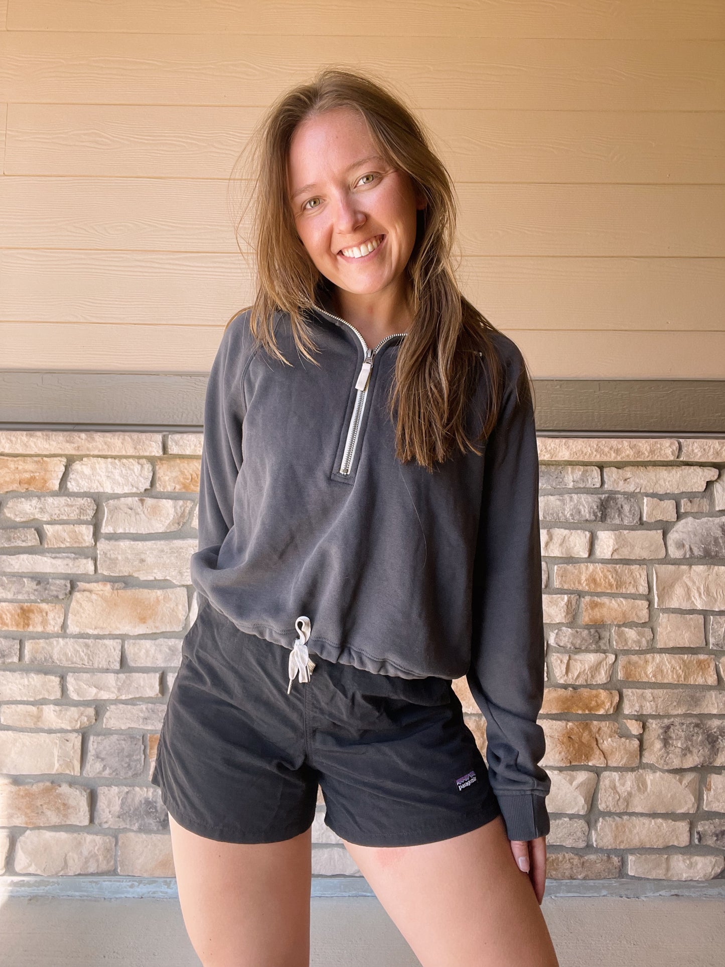 Vuori Charcoal 1/2 Zip (M)