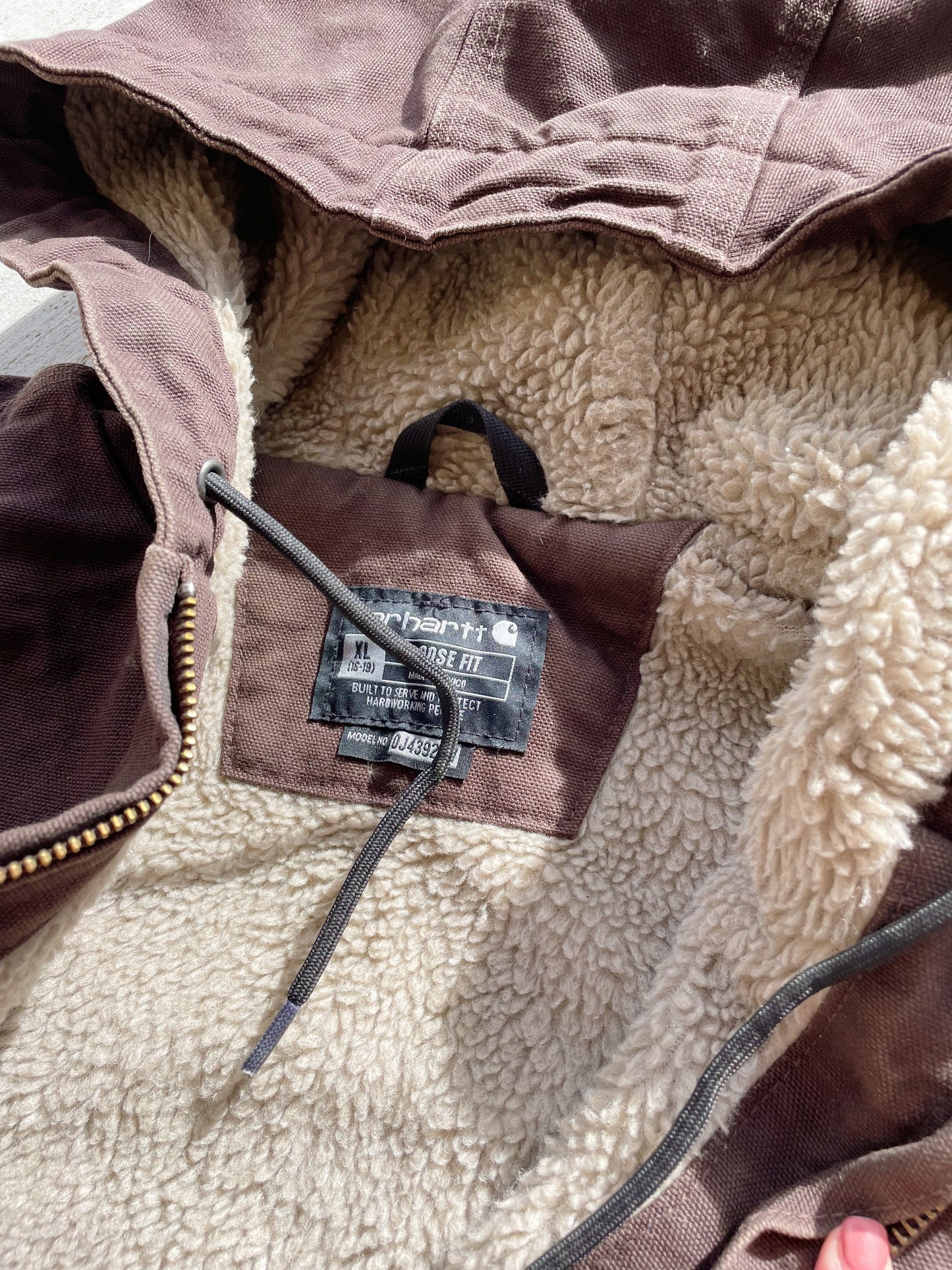 Carhartt Hooded Sherpa Lined Jacket (Women's XL)