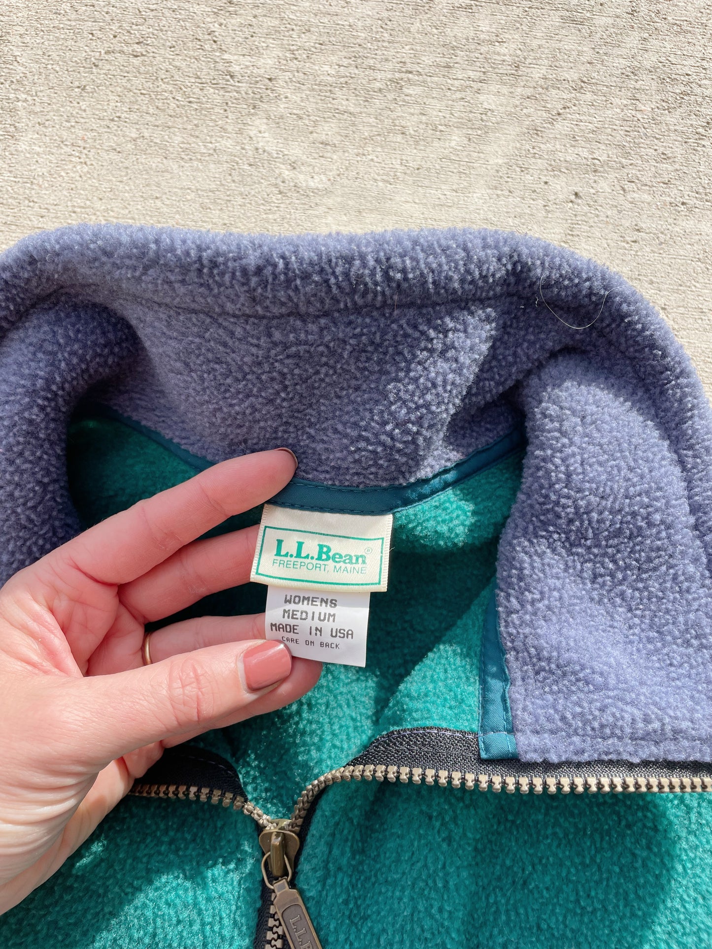 Vintage LL Bean 1/4 Zip Fleece (Women's M)