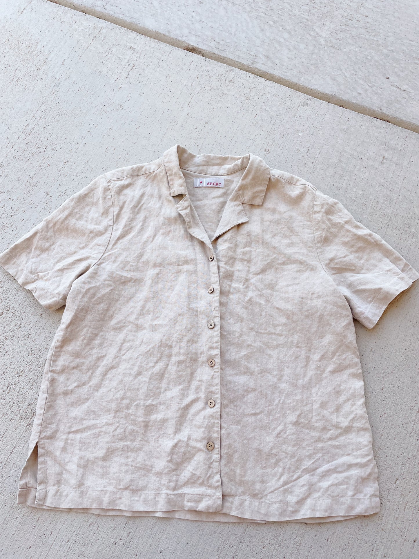 Vintage Linen Top (L)