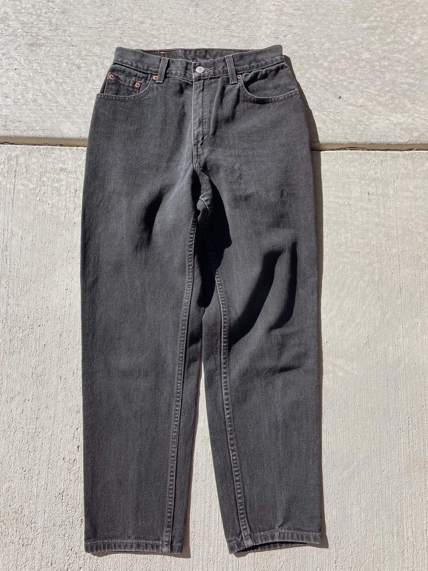 Vintage Levi’s 550 Black Jeans (27)