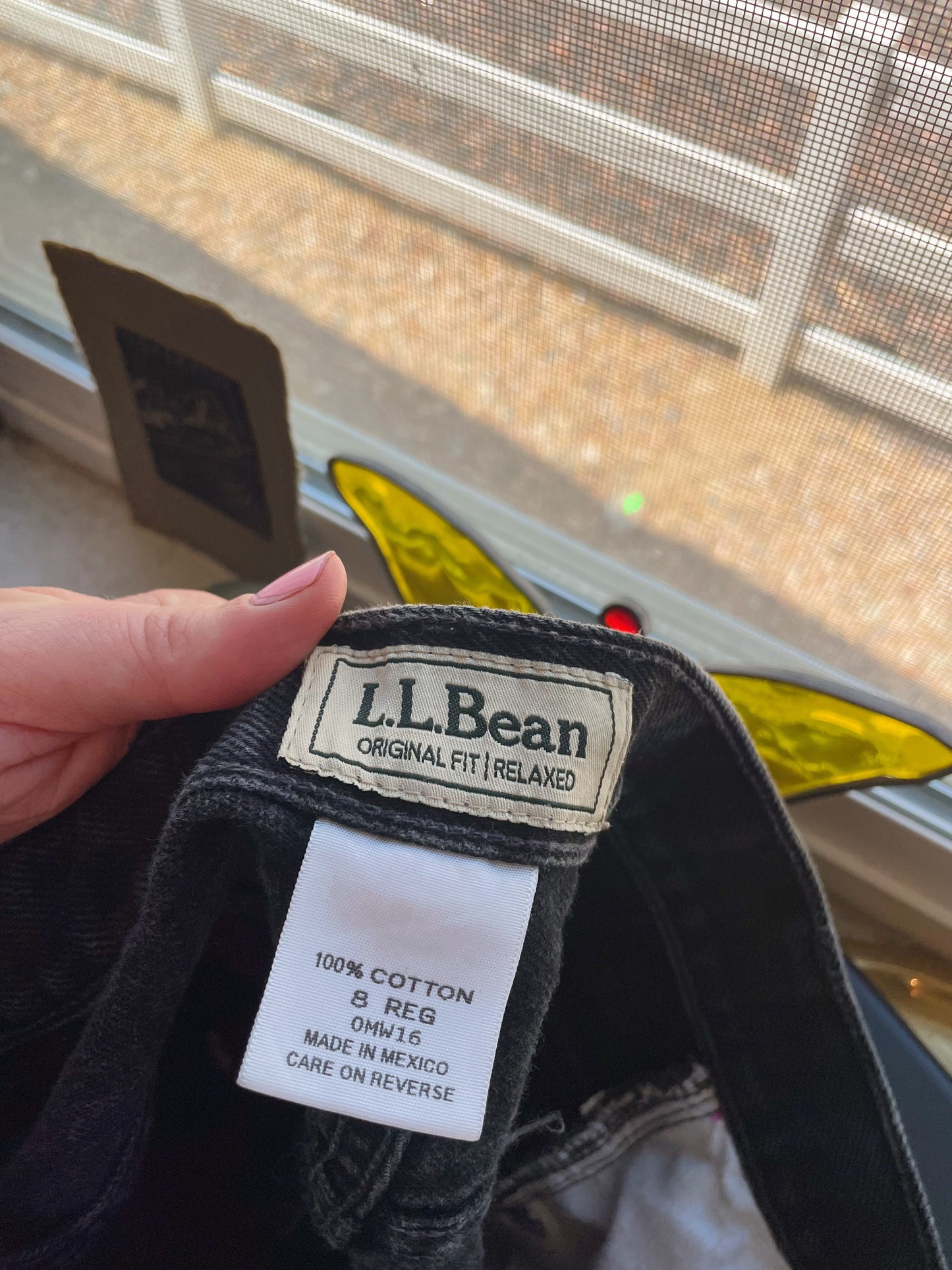 Vintage LL Bean Black Jean Shorts (27)