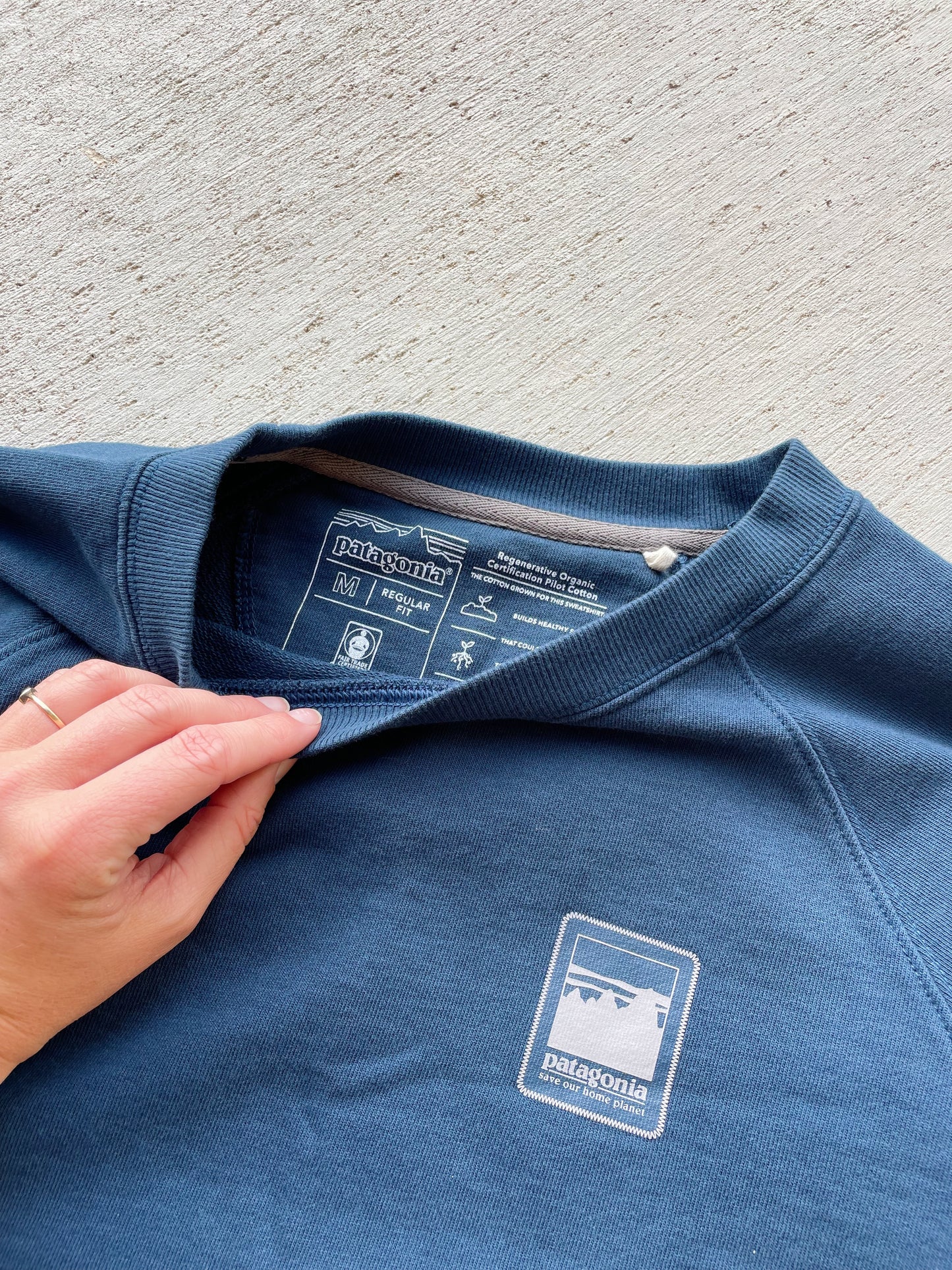 Patagonia Organic Cotton Crew (Women's M)