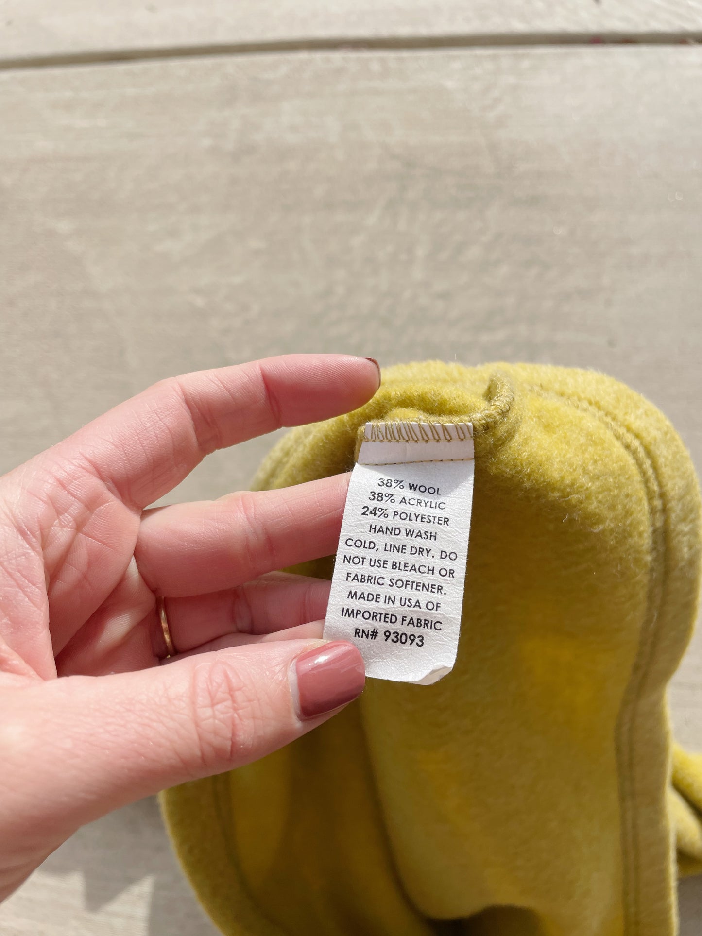 Fjall Wool Blend Turtleneck (M)