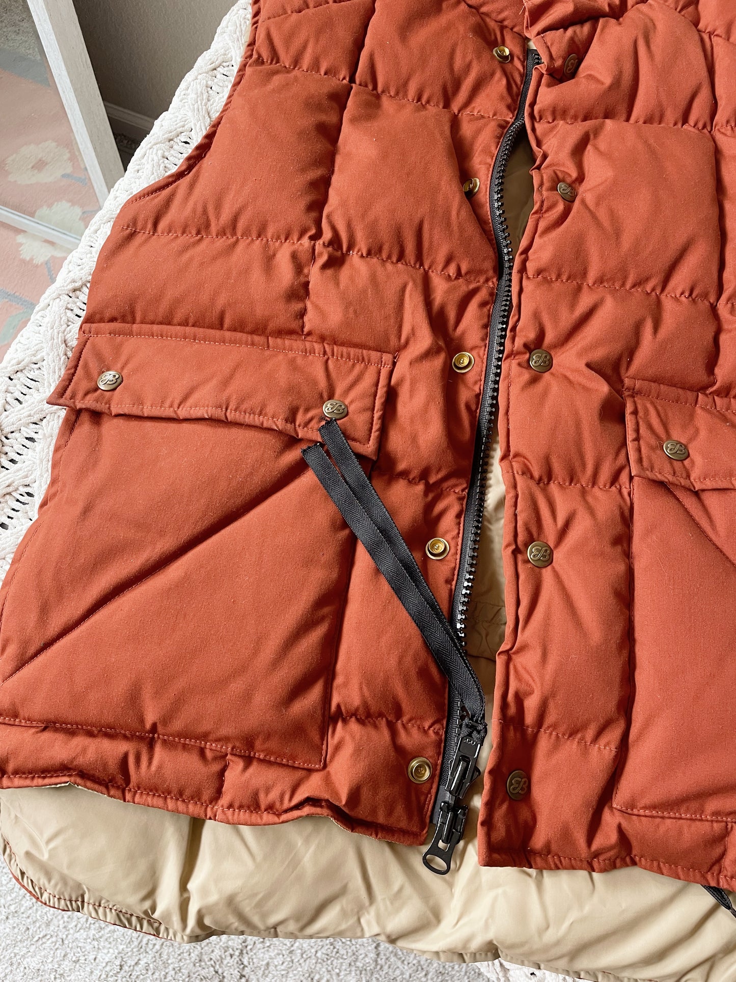 Vintage Eddie Bauer Down Puffer Vest (M)