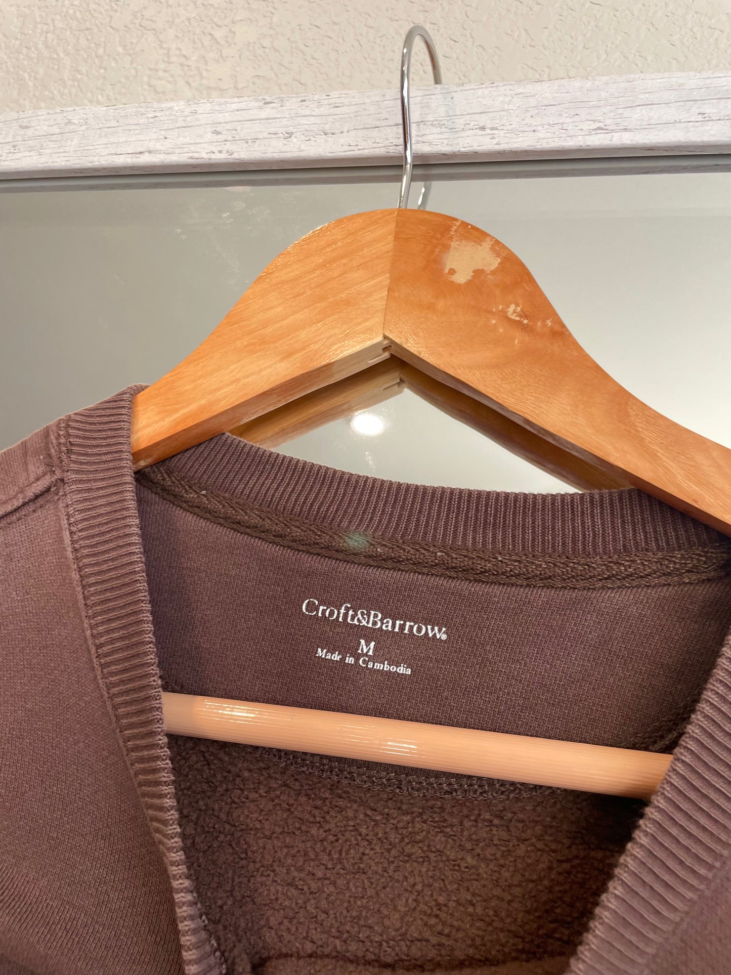 Brown Outdoorsman Embroidered Crewneck - AS IS (M)