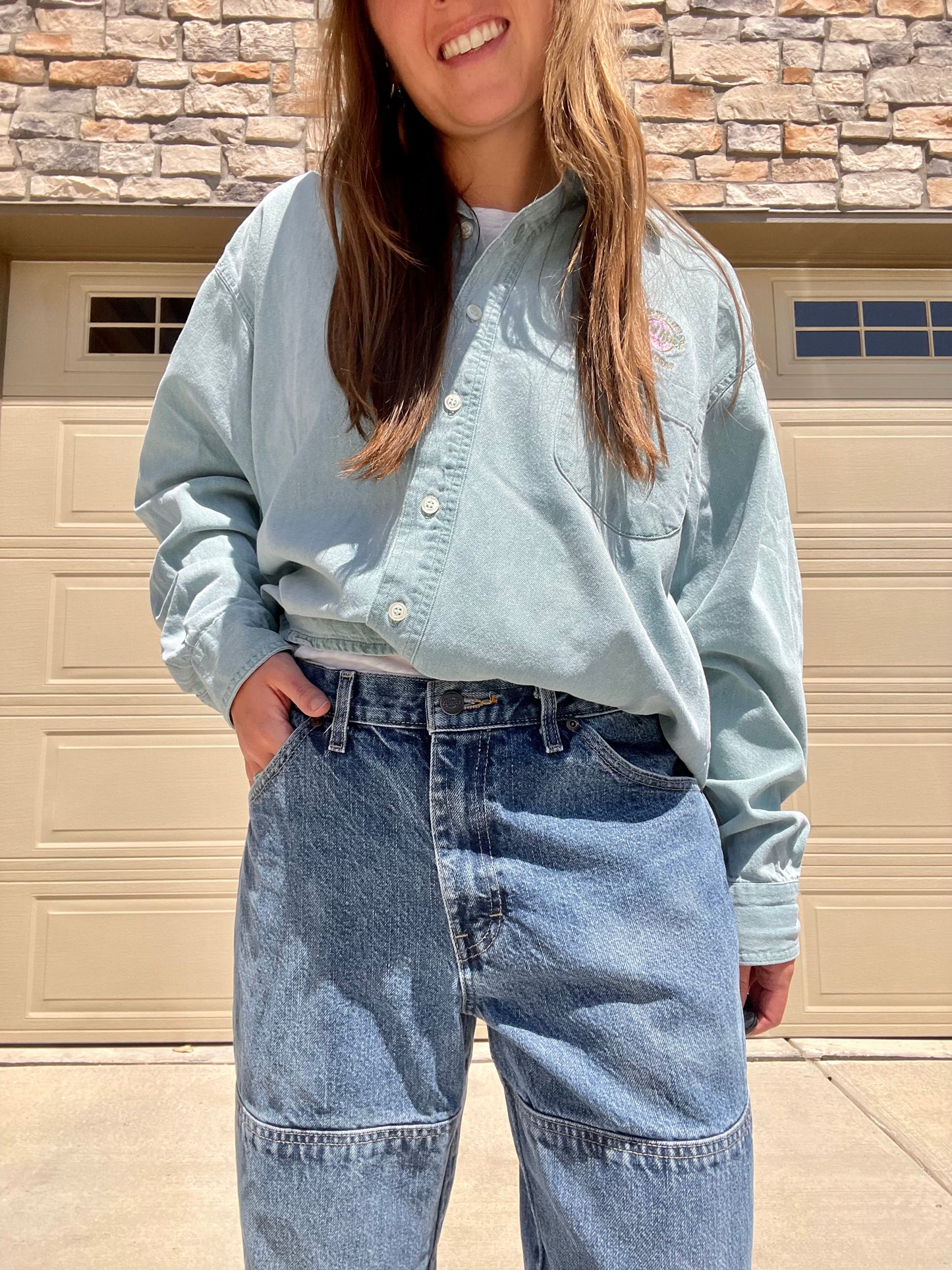 Dickies Double Knee Denim Pants (31)