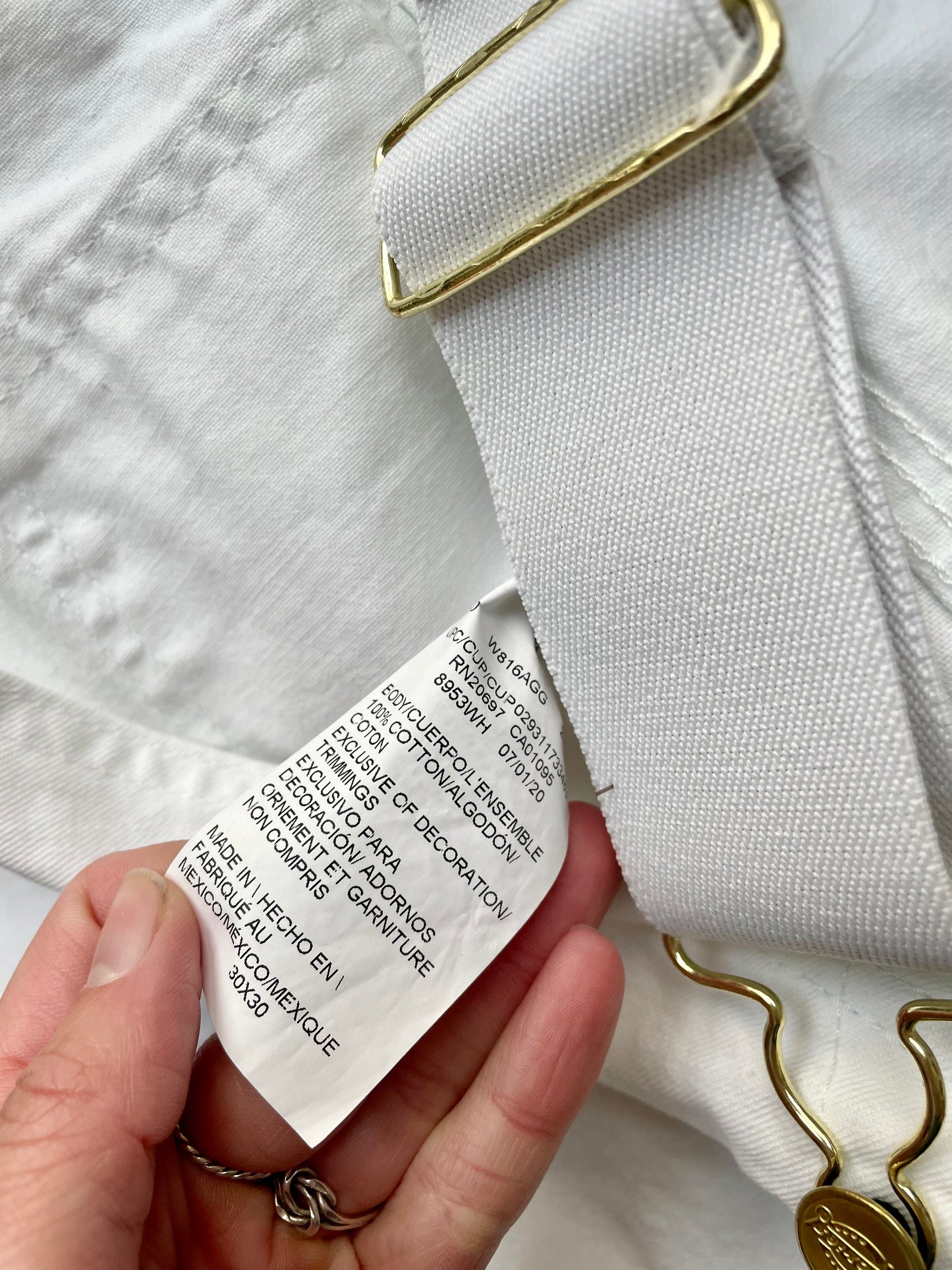 Dickies White Overalls (M/L)