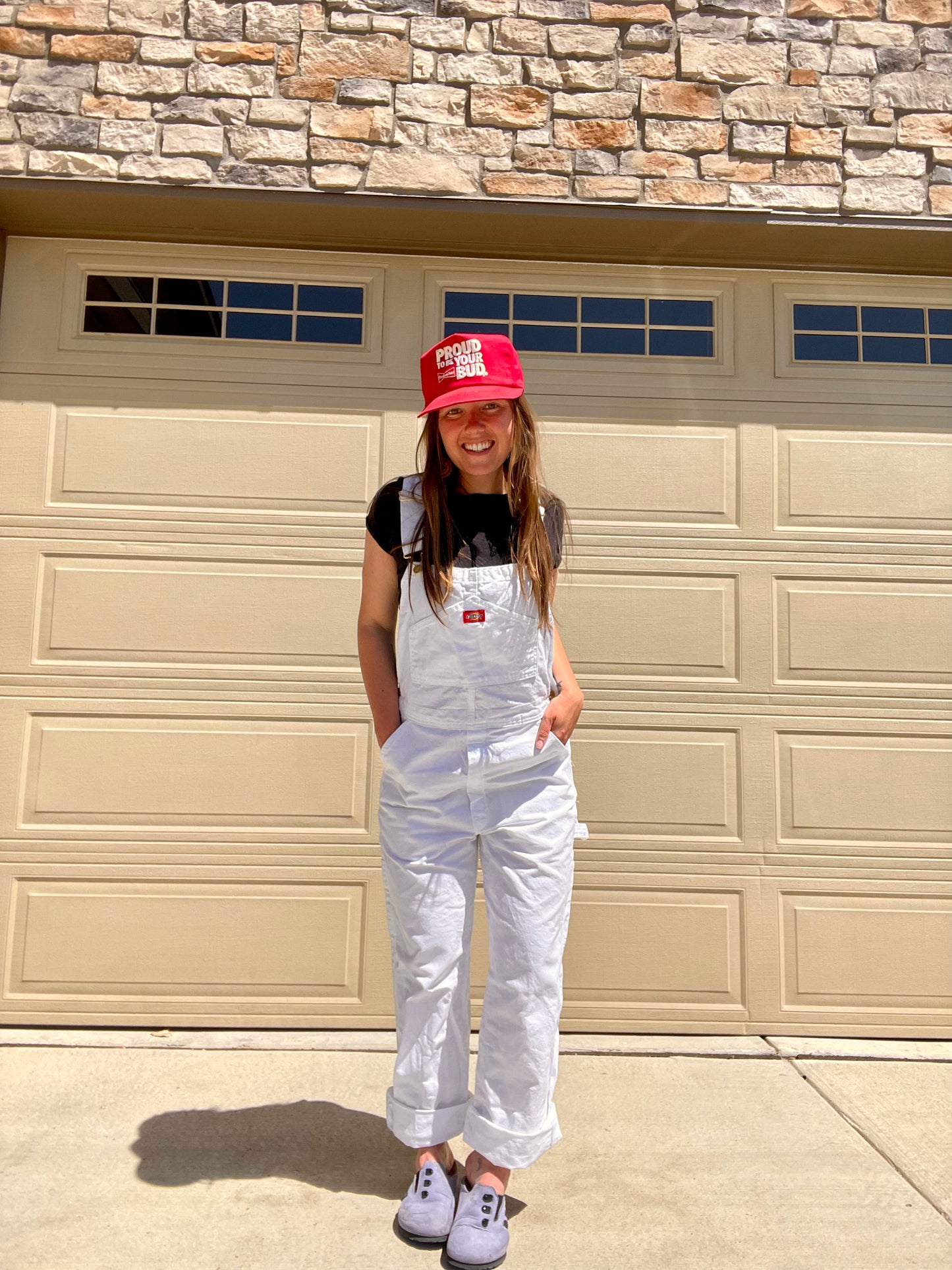 Dickies White Overalls (M/L)