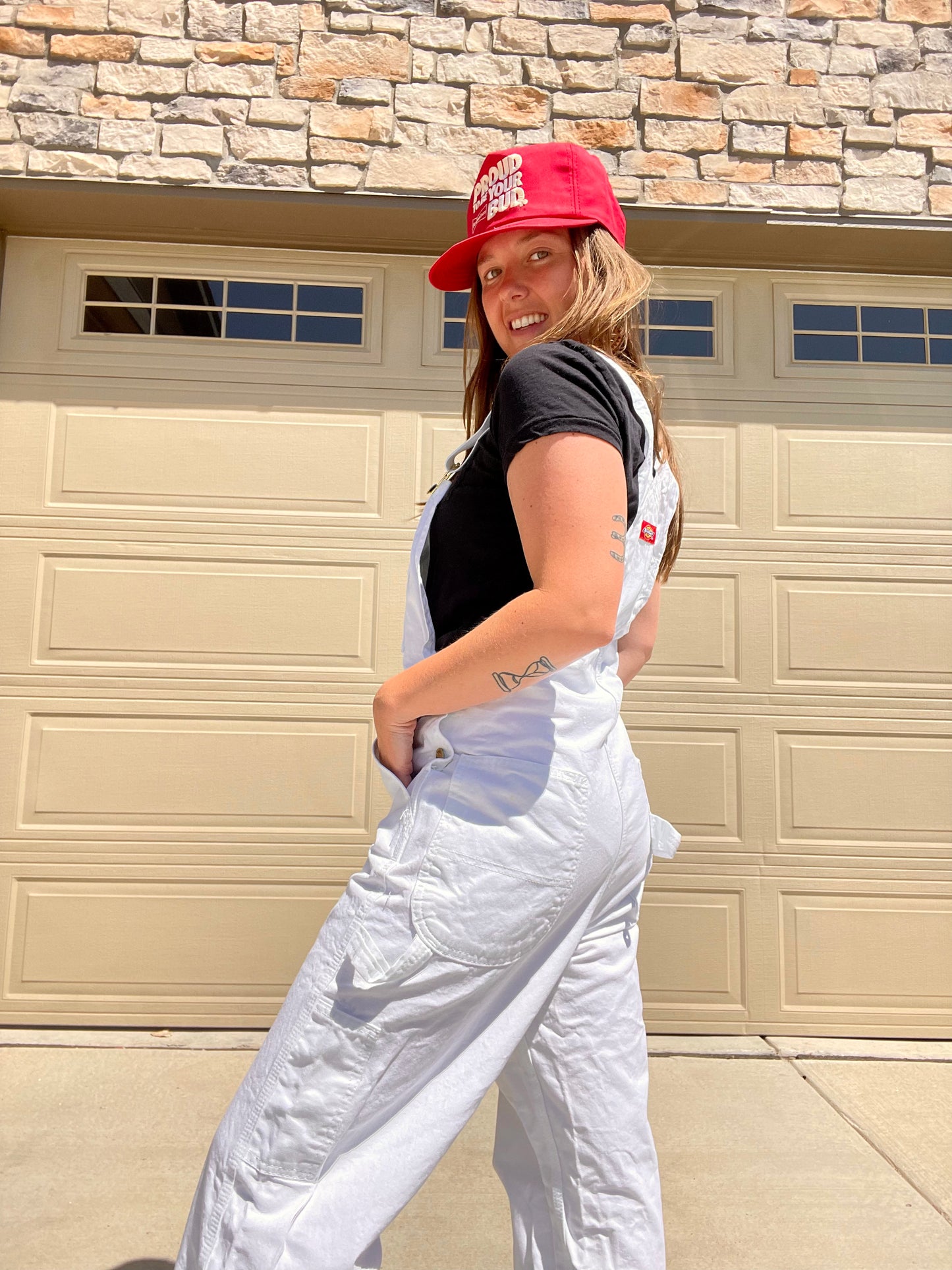 Dickies White Overalls (M/L)