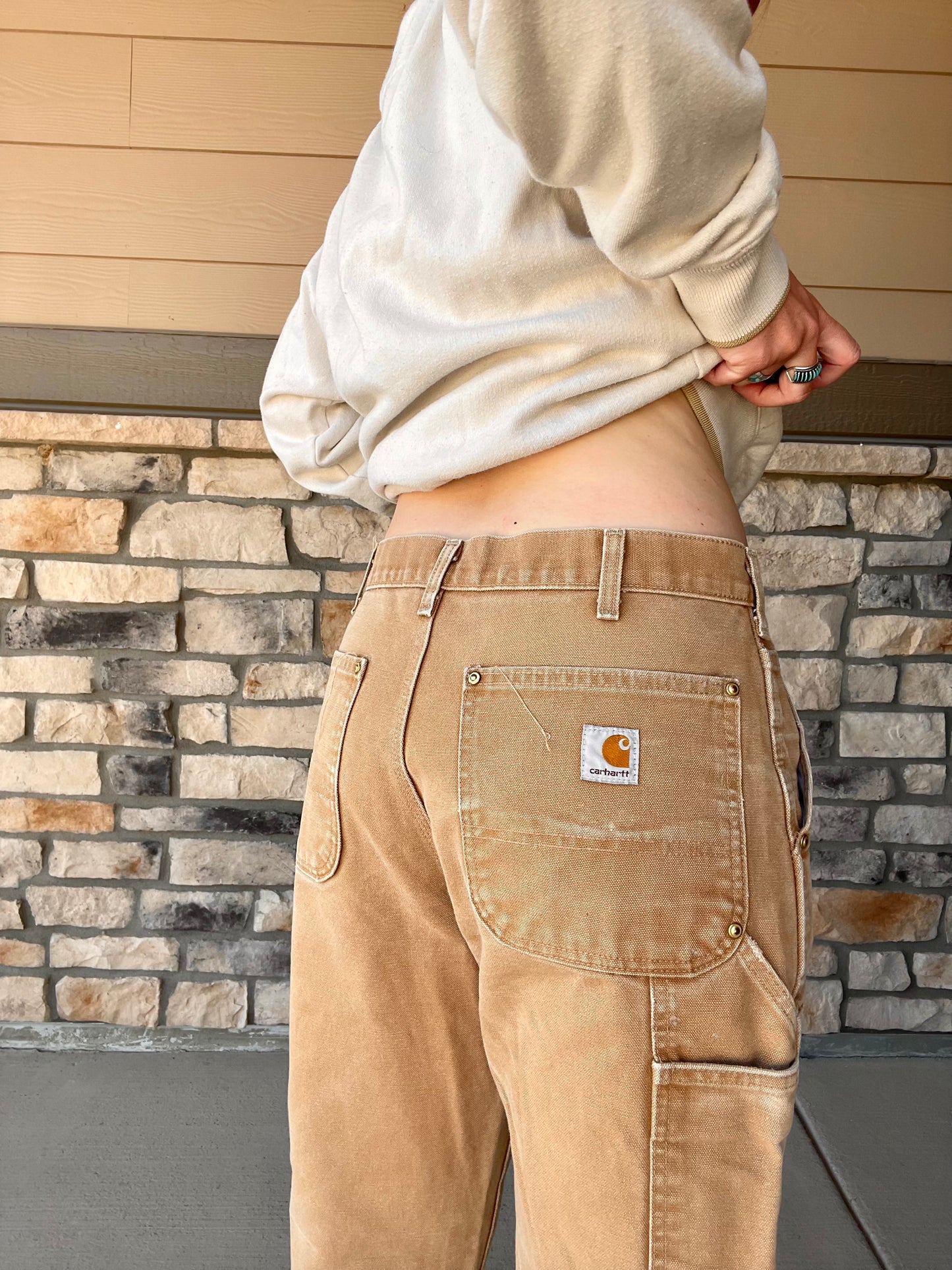 Carhartt Double Knee Canvas Pants (31)