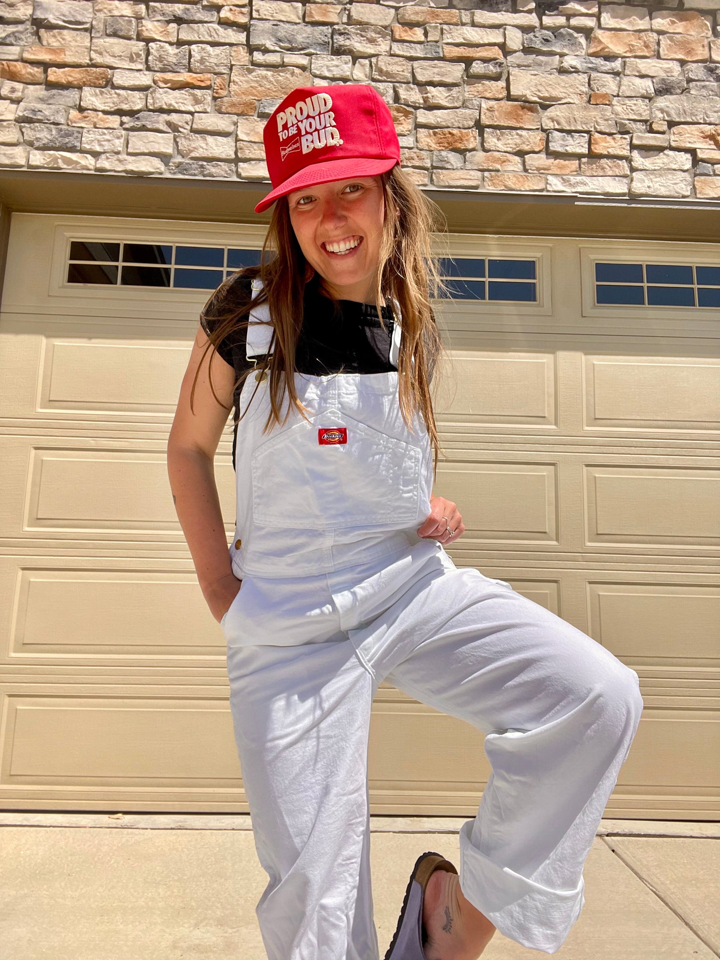 Dickies White Overalls (M/L)
