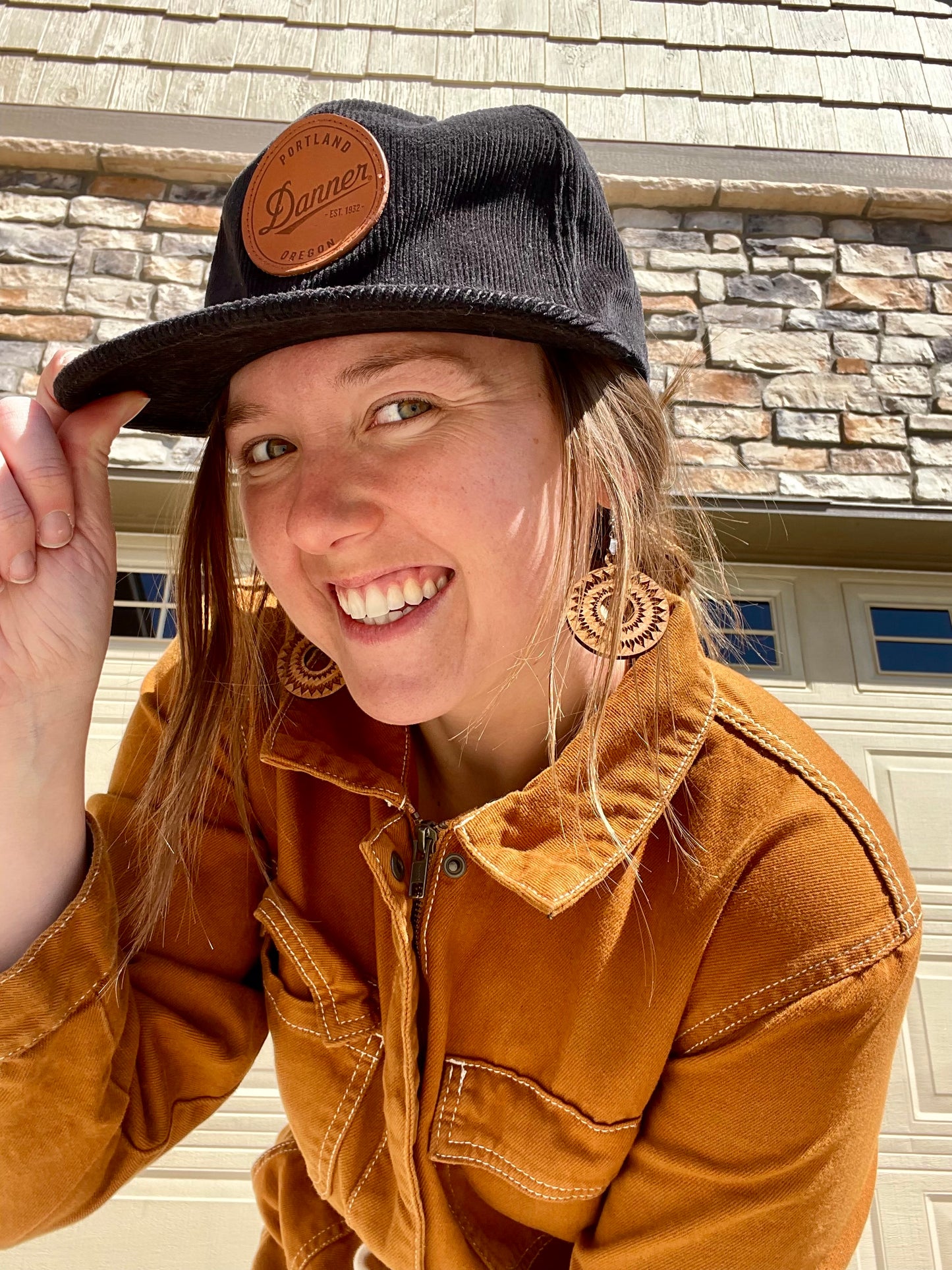 Danner Black Corduroy Hat - NEW