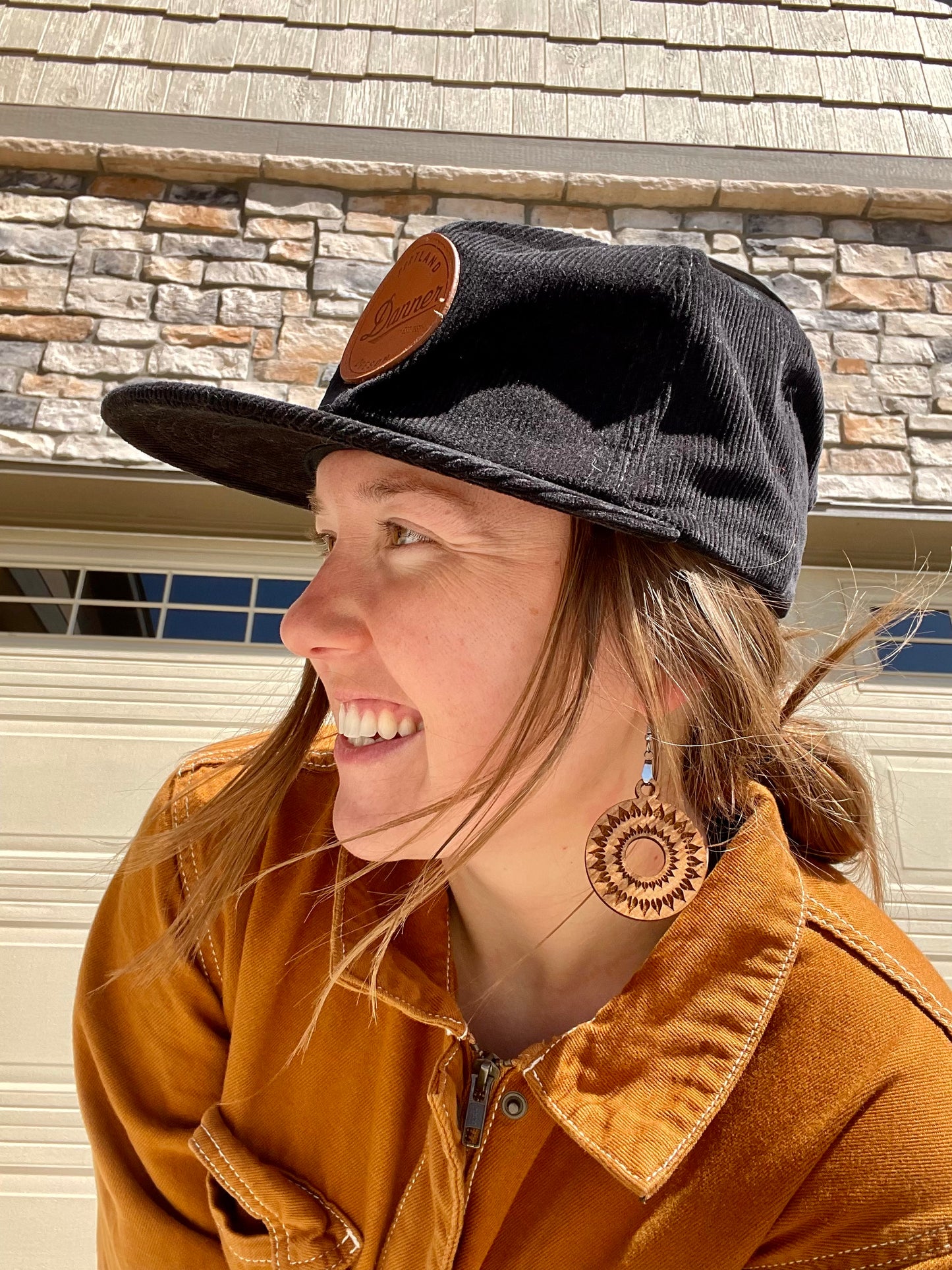 Danner Black Corduroy Hat - NEW