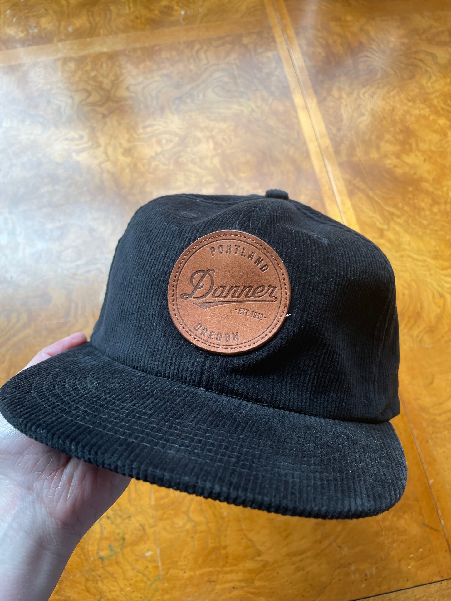 Danner Black Corduroy Hat - NEW