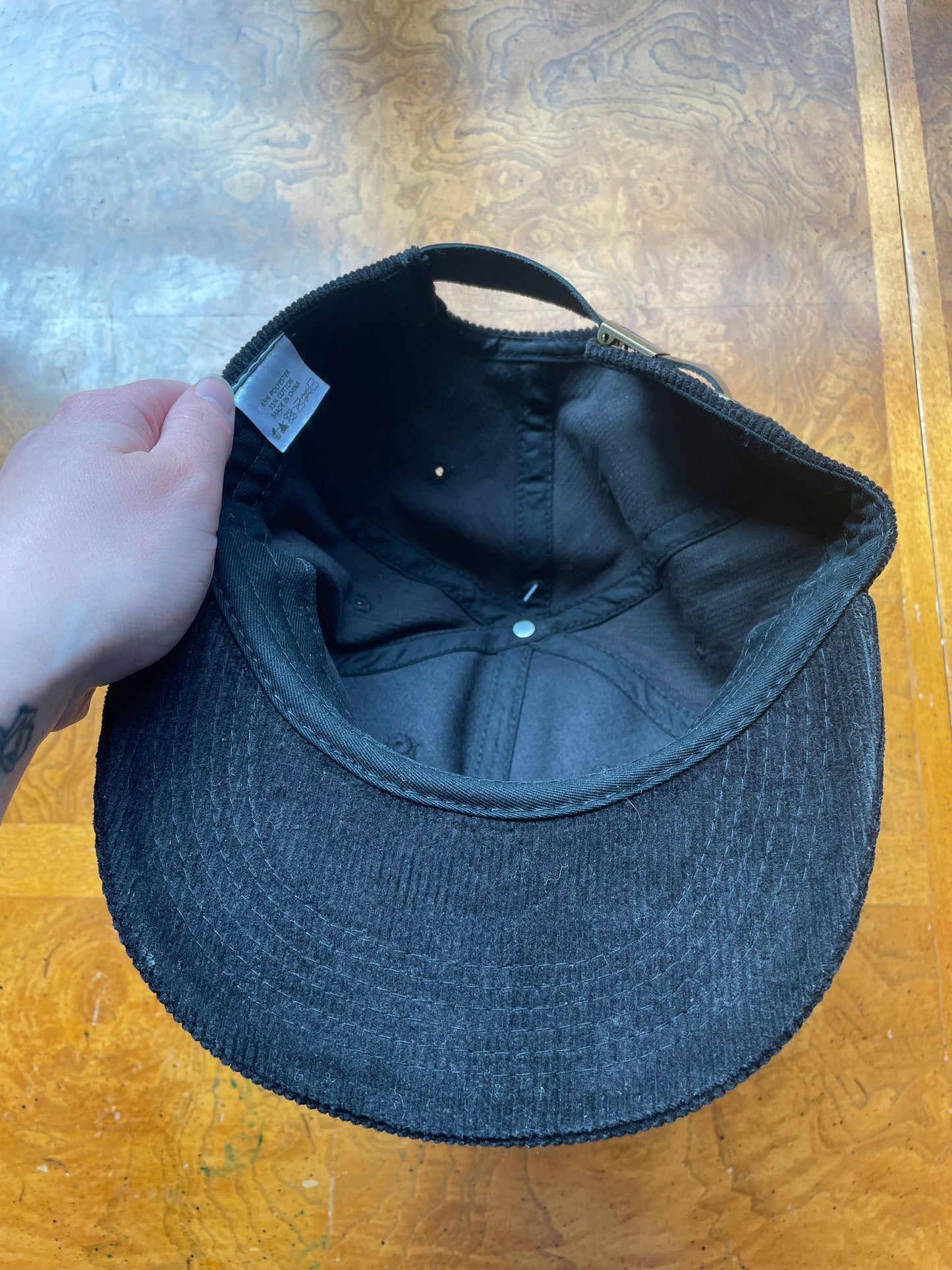 Danner Black Corduroy Hat - NEW