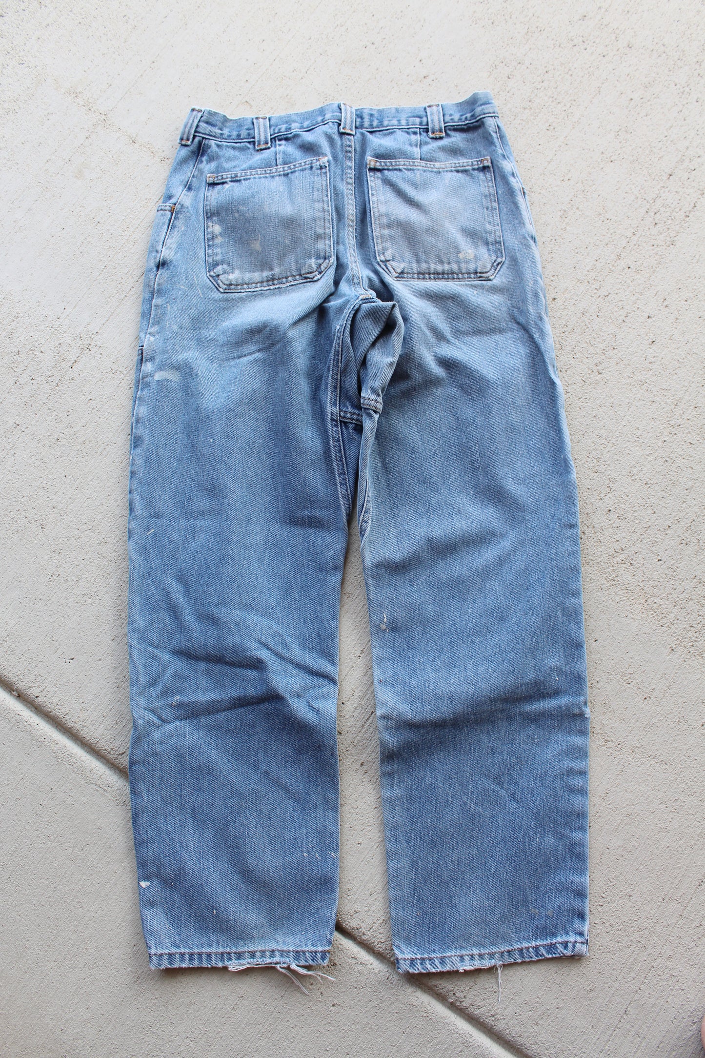 Distressed Double Knee Arborwear Denim Jeans (30)