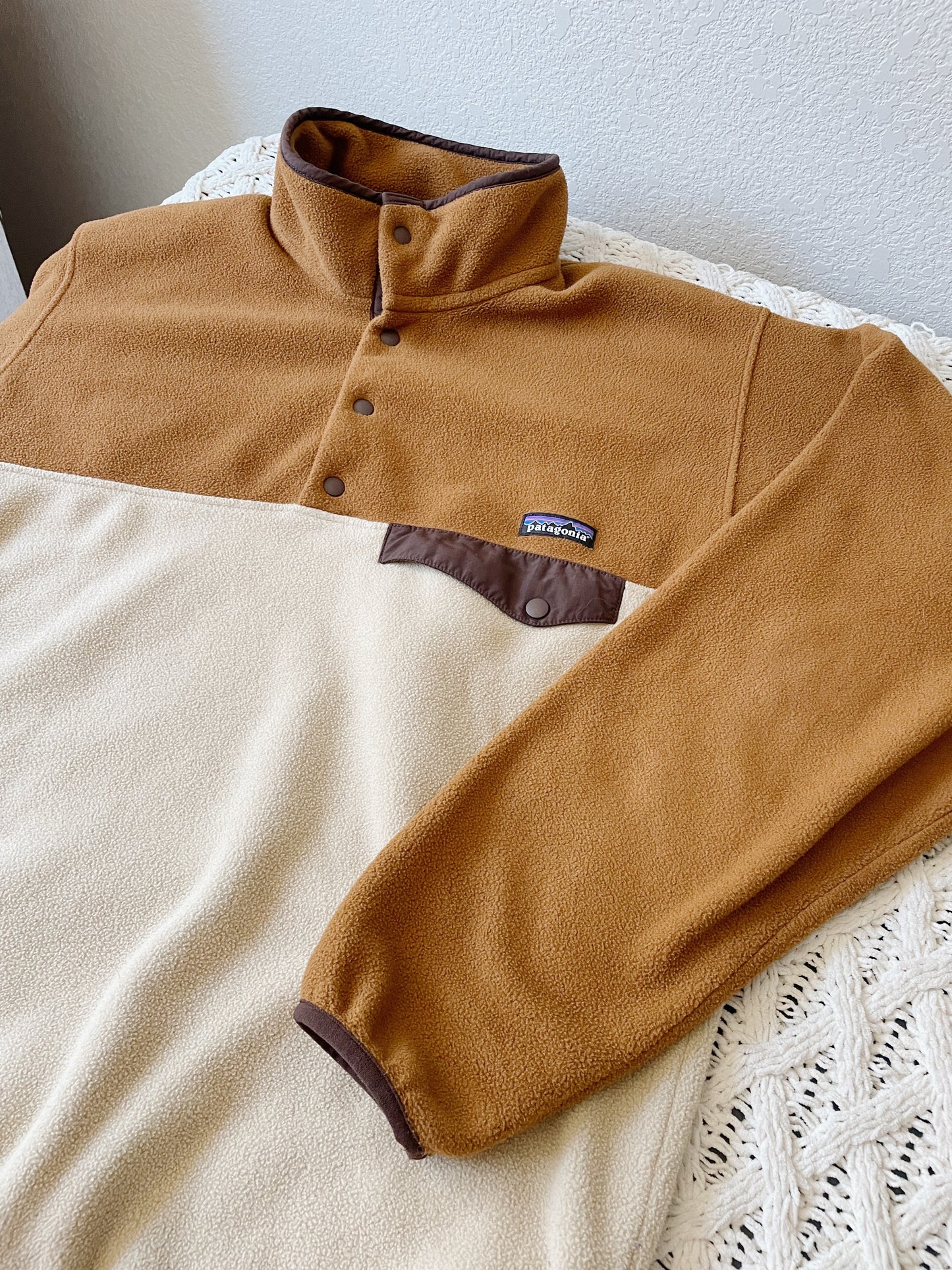 Patagonia Brown Snap Fleece (M)