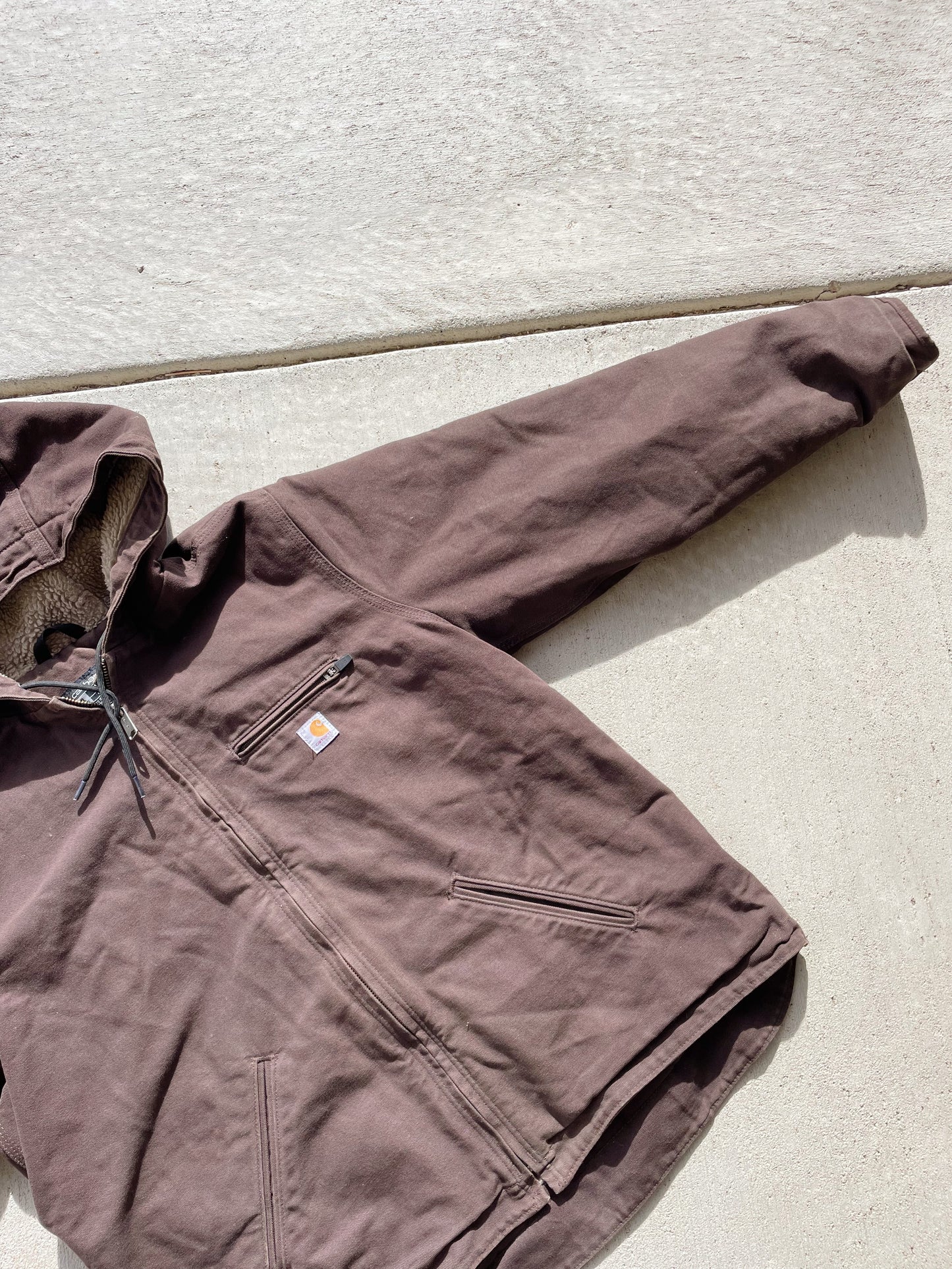 Carhartt Hooded Sherpa Lined Jacket (Women's XL)