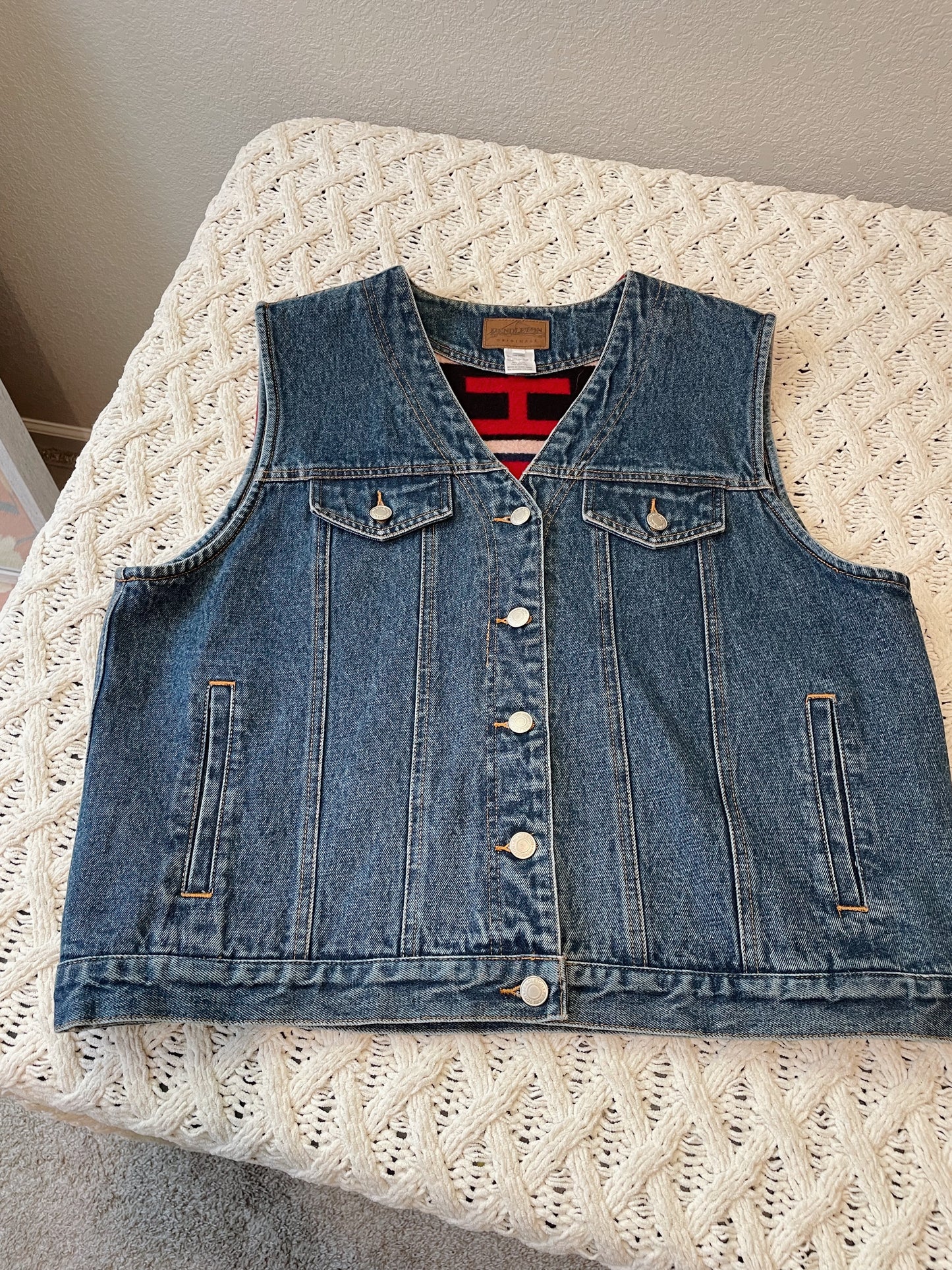 Vintage Pendleton Vest (Women's XL)