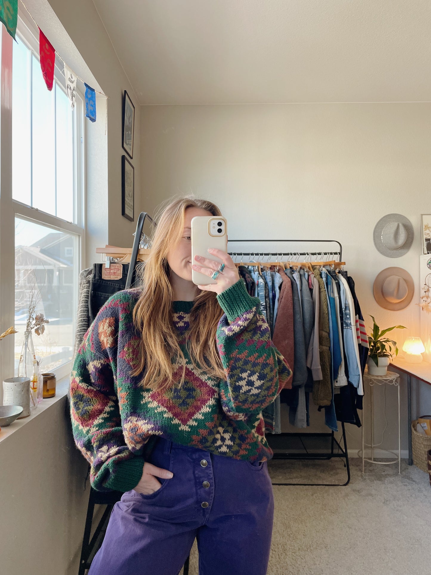 Vintage Woolrich Aztec Sweater (L)