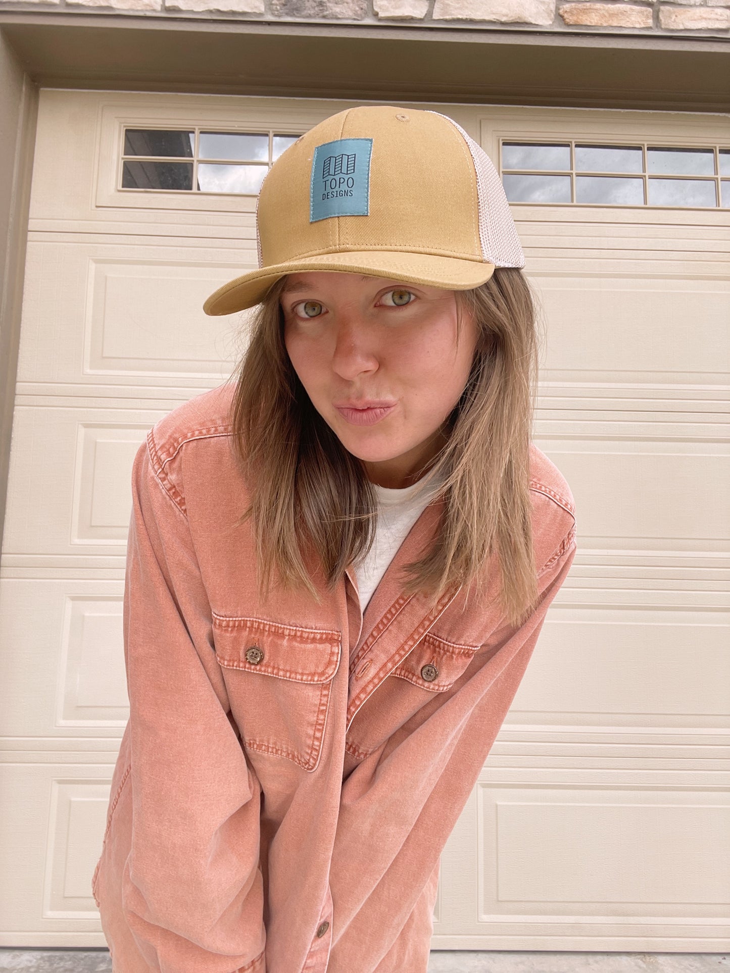 Topo Designs Tan Trucker Hat - NEW