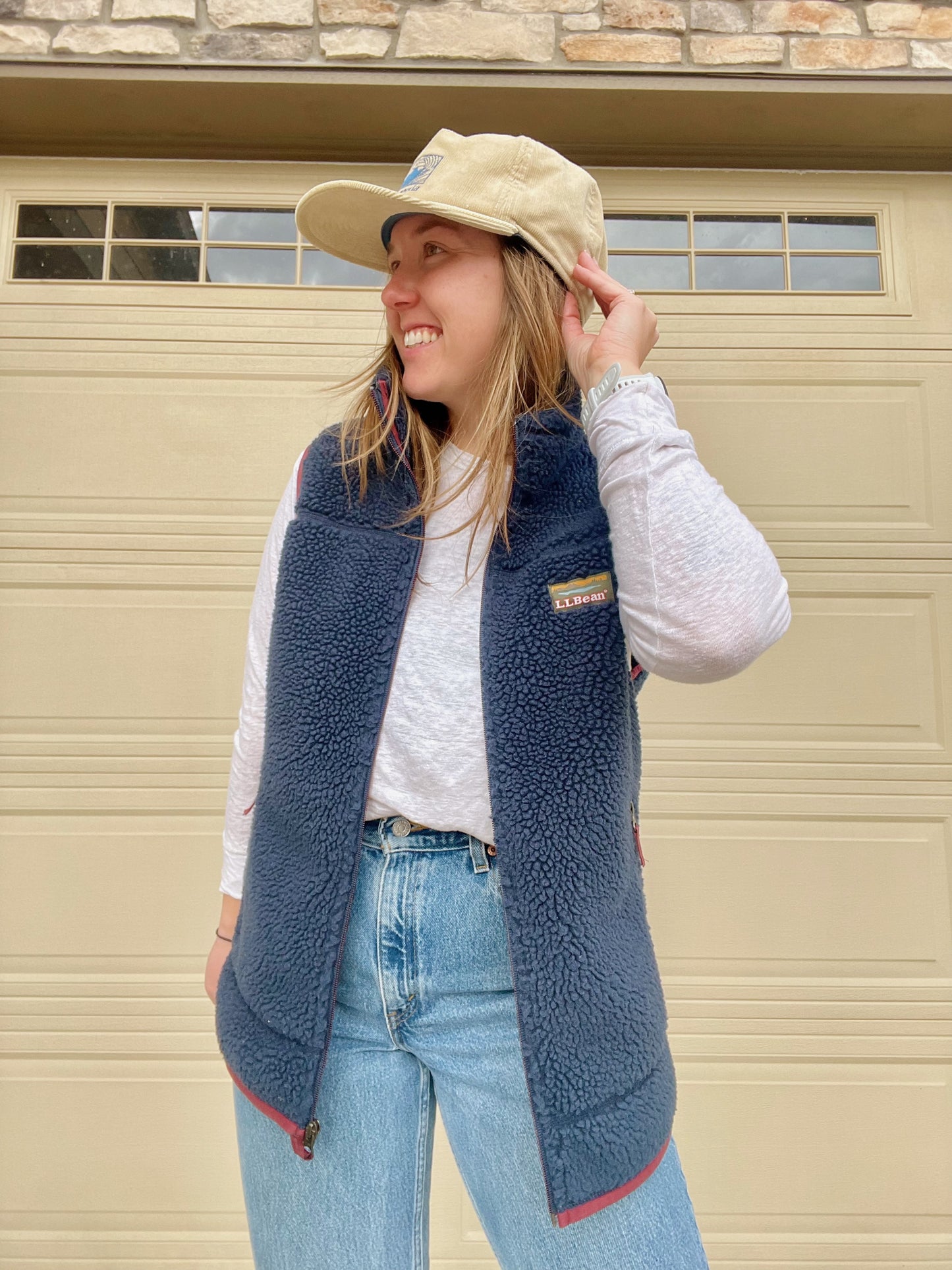 LL Bean Sherpa Vest (S/M)