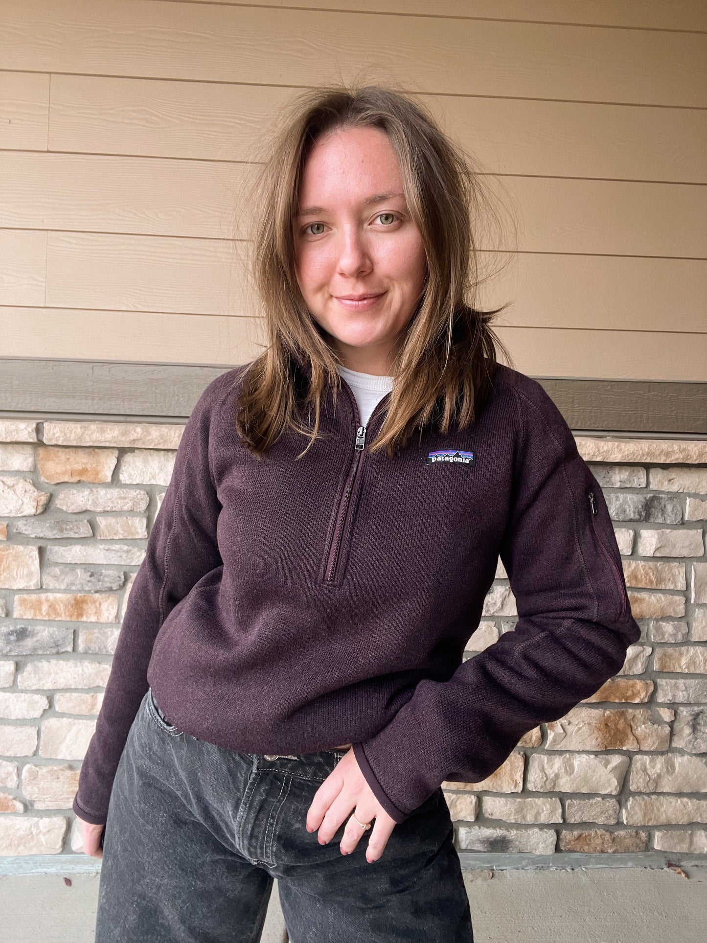 Patagonia Eggplant Fleece (Women's M)