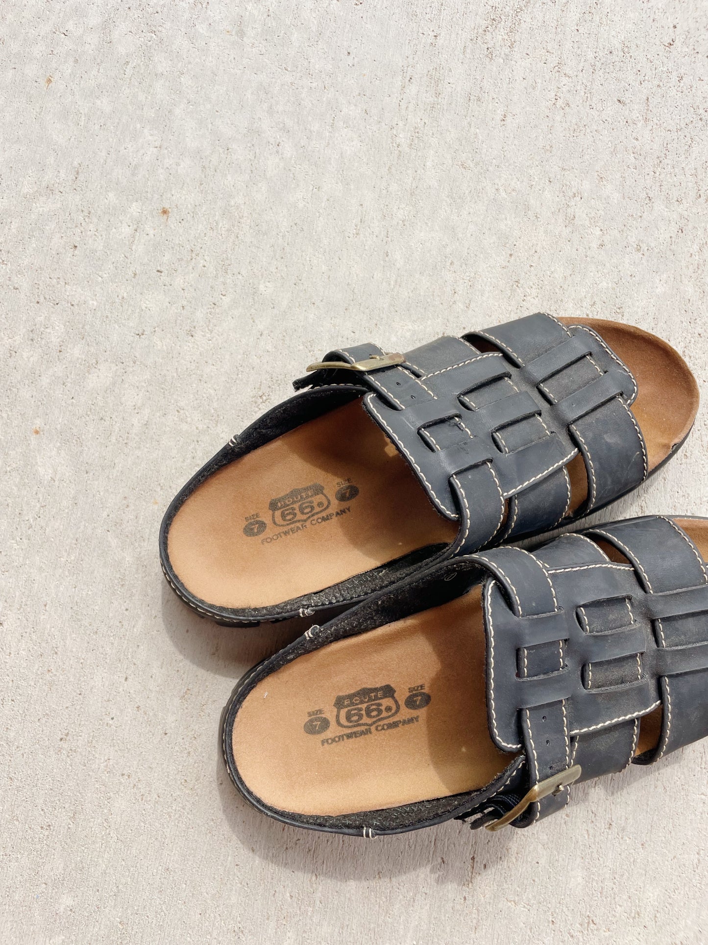 Y2K Route 66 Sandals (Women's 7)