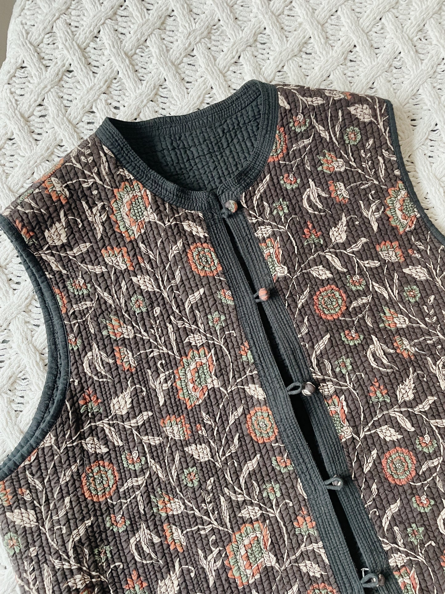 Quilted Reversible Vest (L)