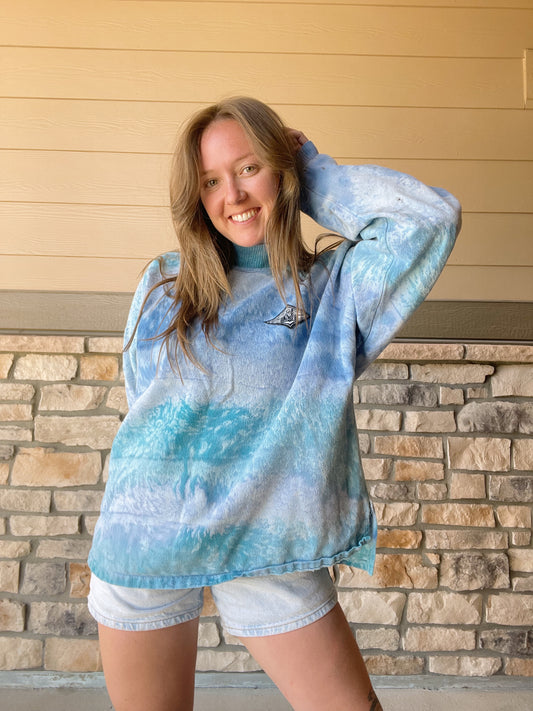 Vintage Tie Dye Surf Crew (L/XL)