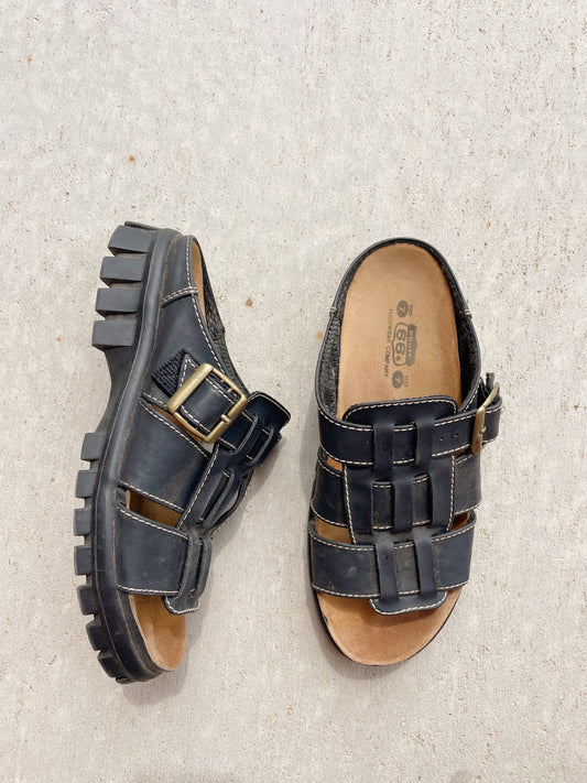 Y2K Route 66 Sandals (Women's 7)