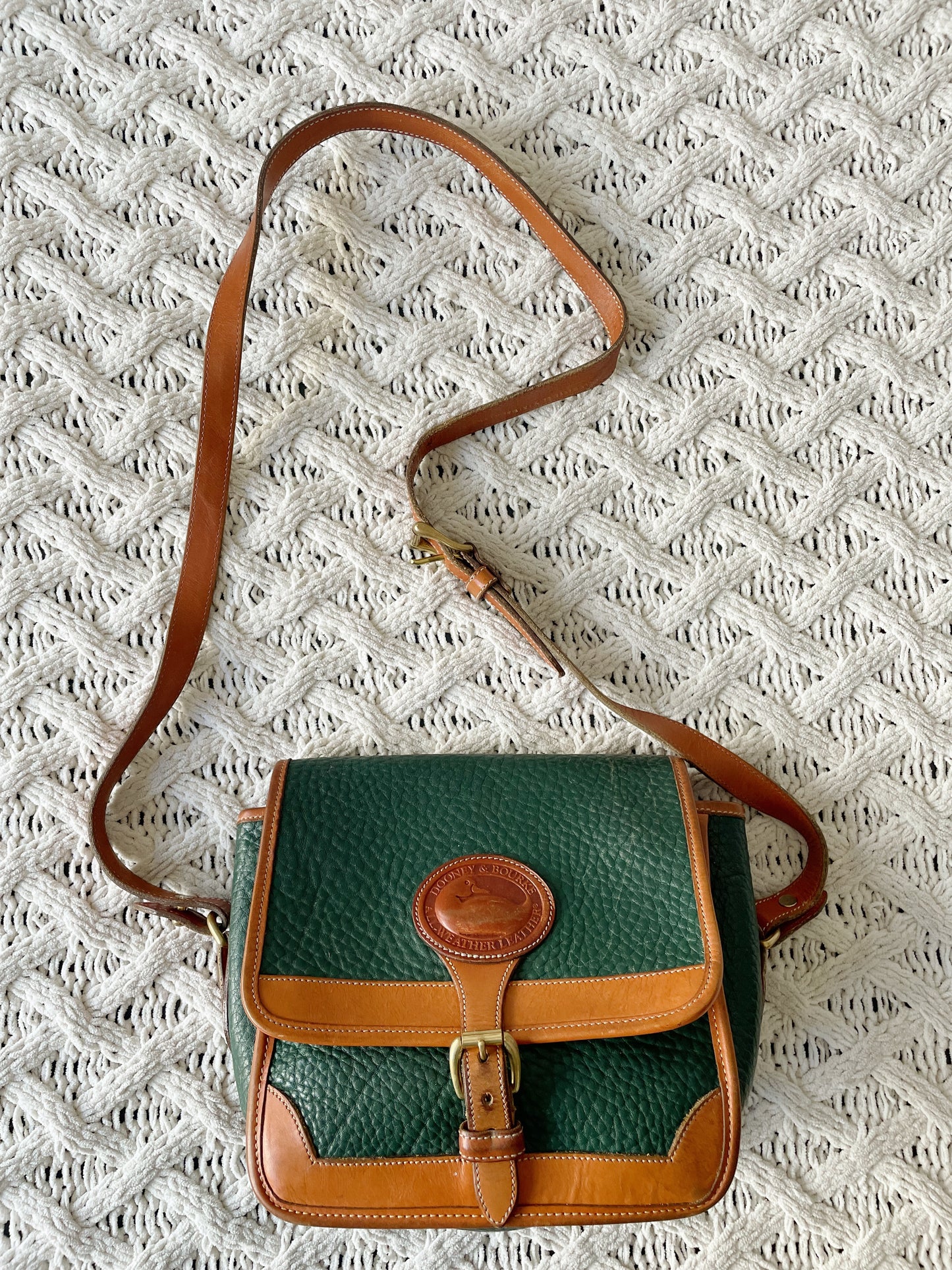 Vintage Dooney & Bourke Green Purse