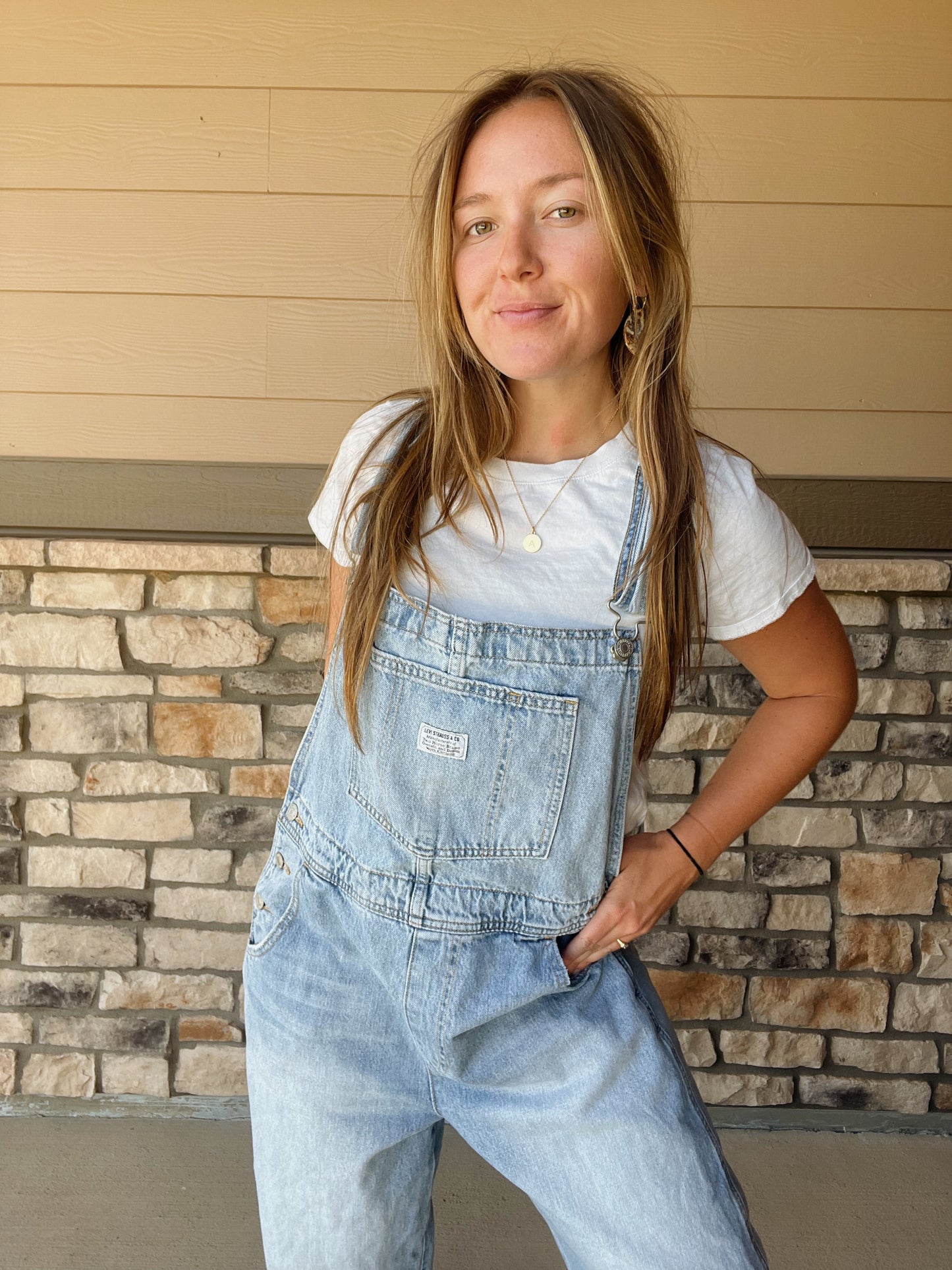 Levi's Denim Overalls (L)