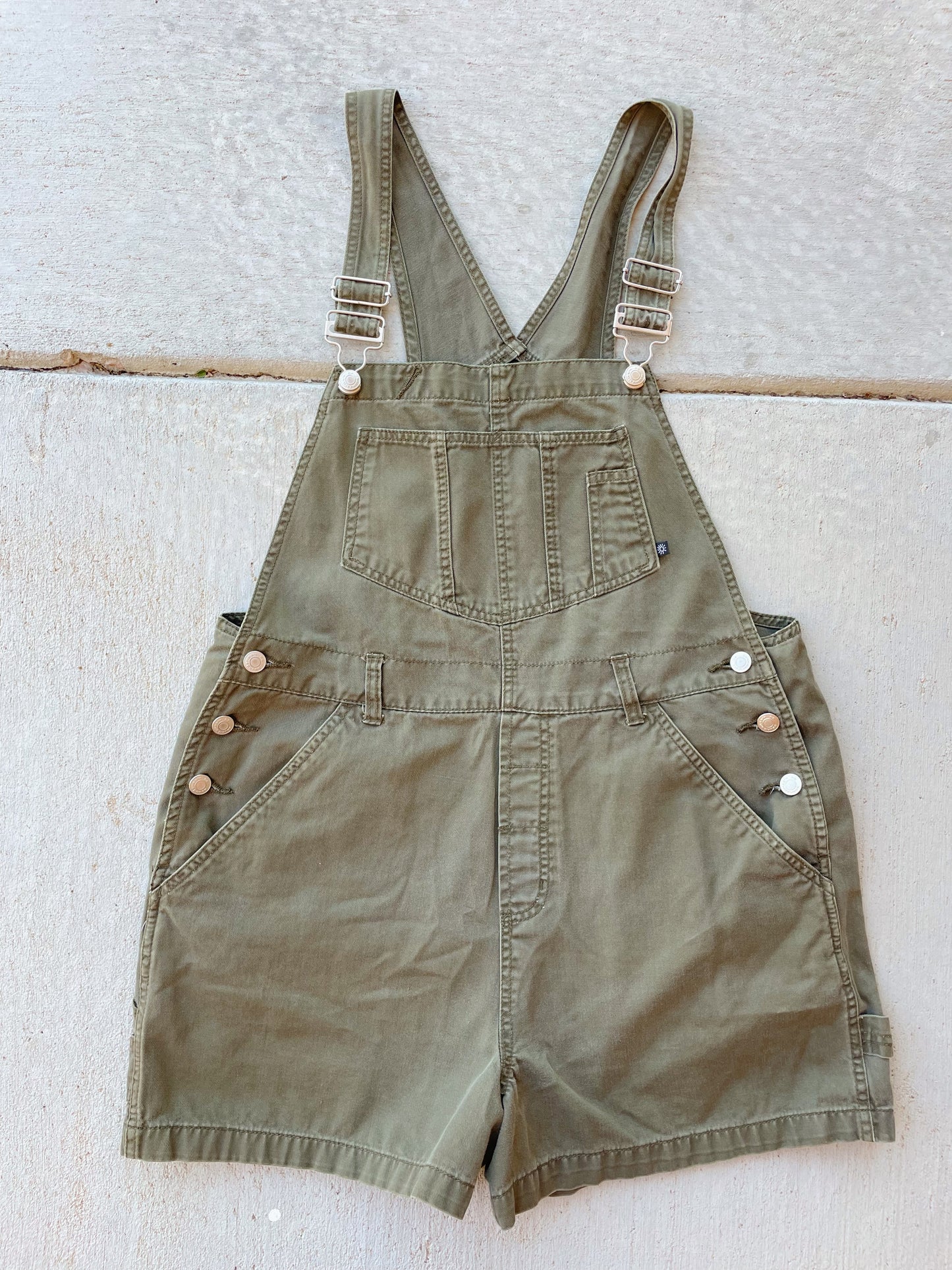 Vintage Green Shortalls (L/XL)
