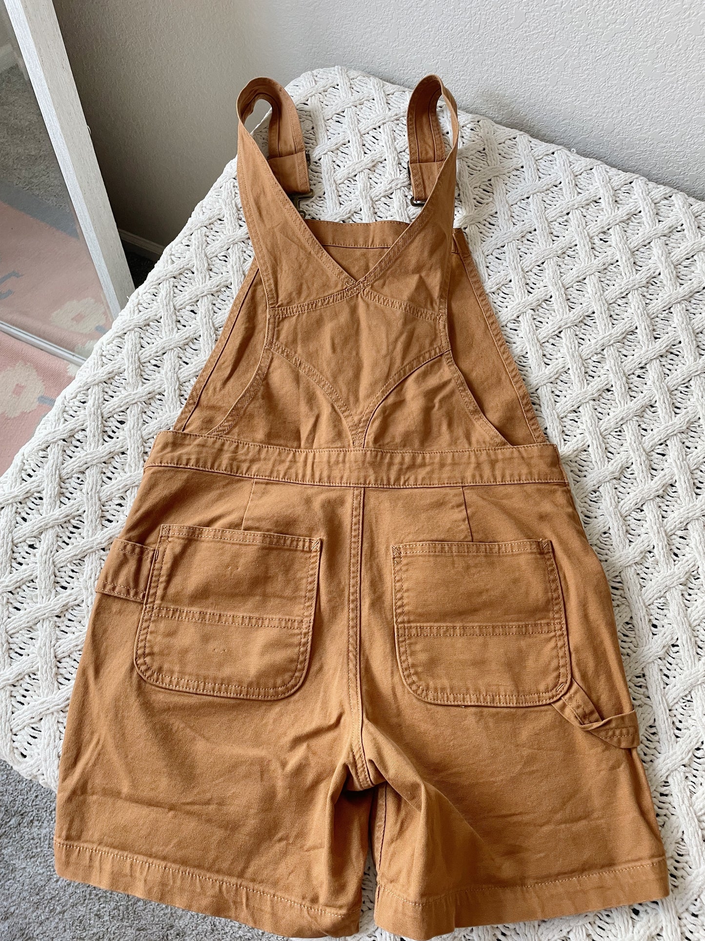 Carhartt Brown Shortalls (Women's XS)