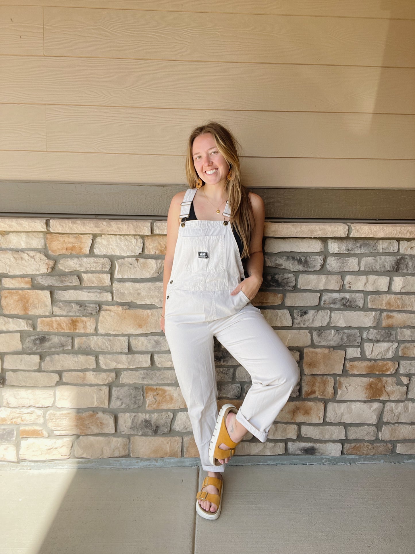 VANS Cream Overalls (S)