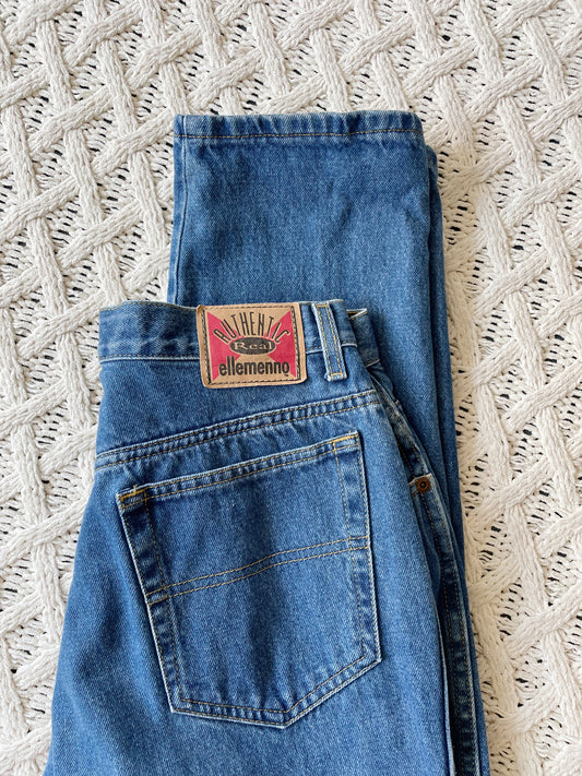 Vintage Dark Wash REAL Denim Jeans (29)