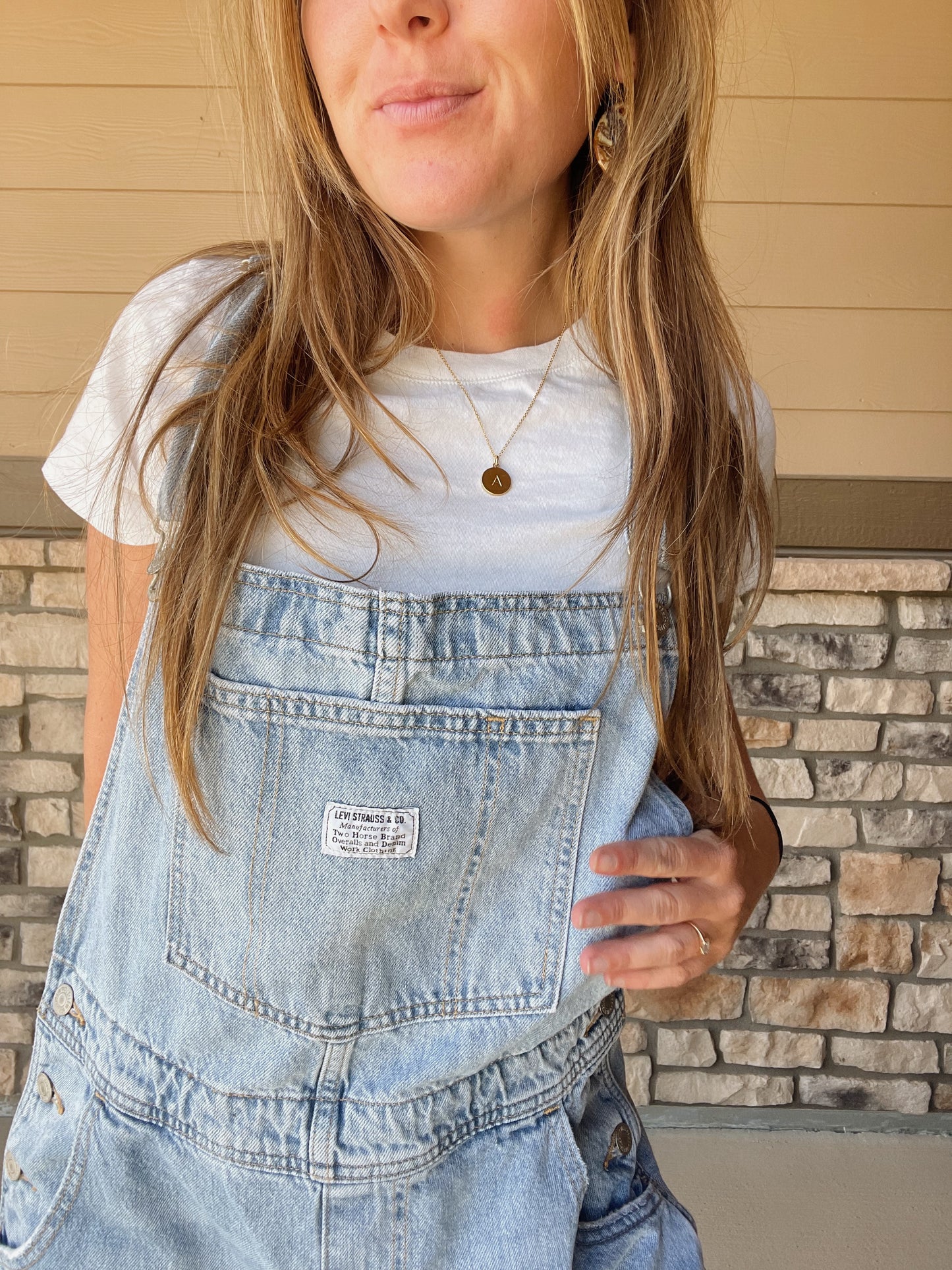 Levi's Denim Overalls (L)