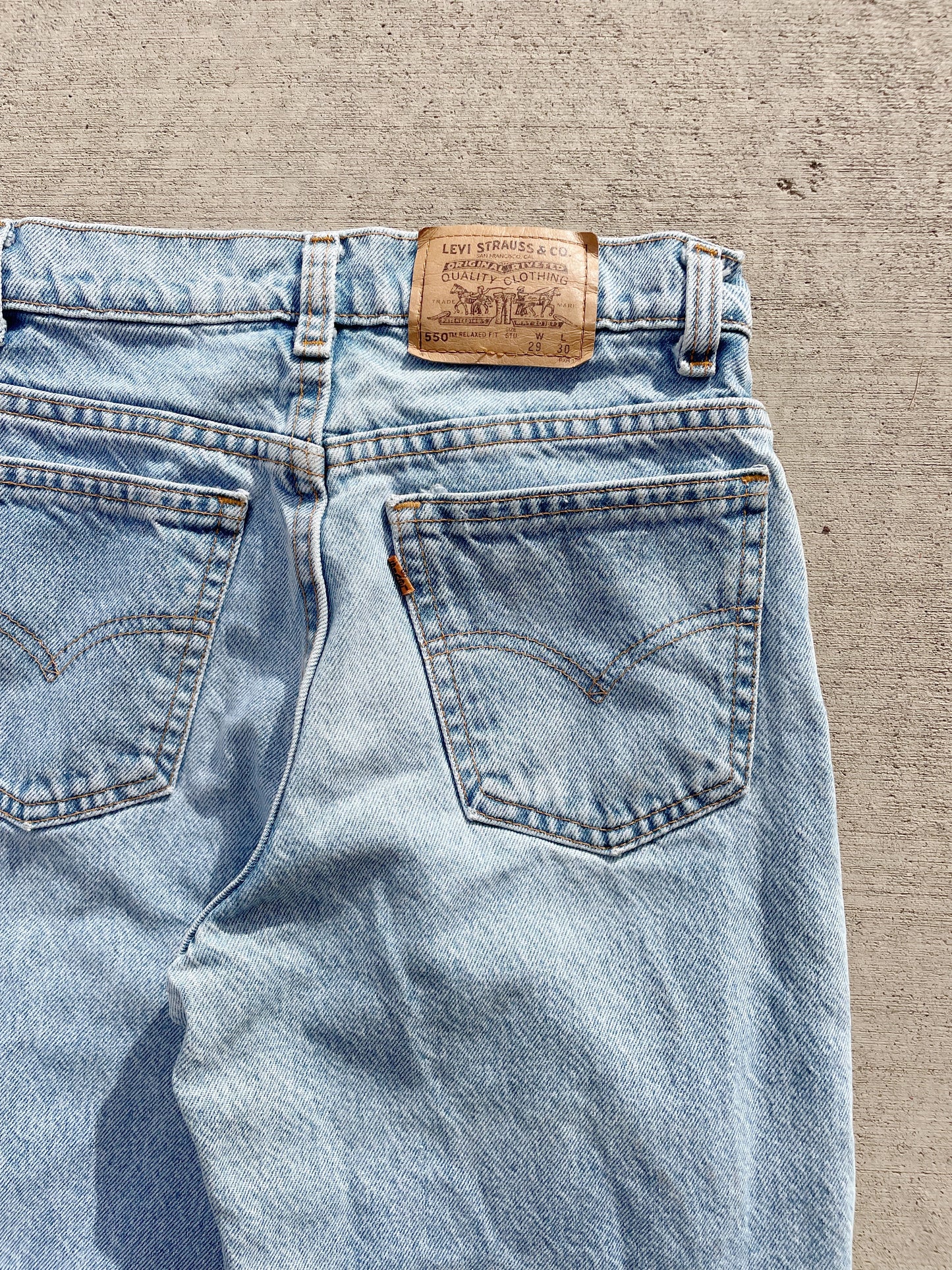 Vintage Levi's 1997 Orange Tab Jeans (26)