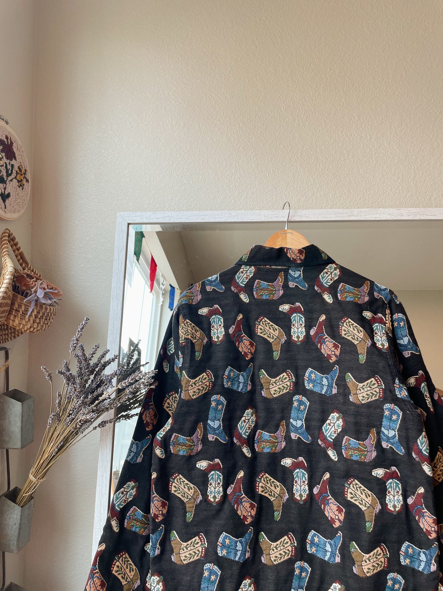 Vintage Jane Ashley Tapestry Boot Jacket (M)