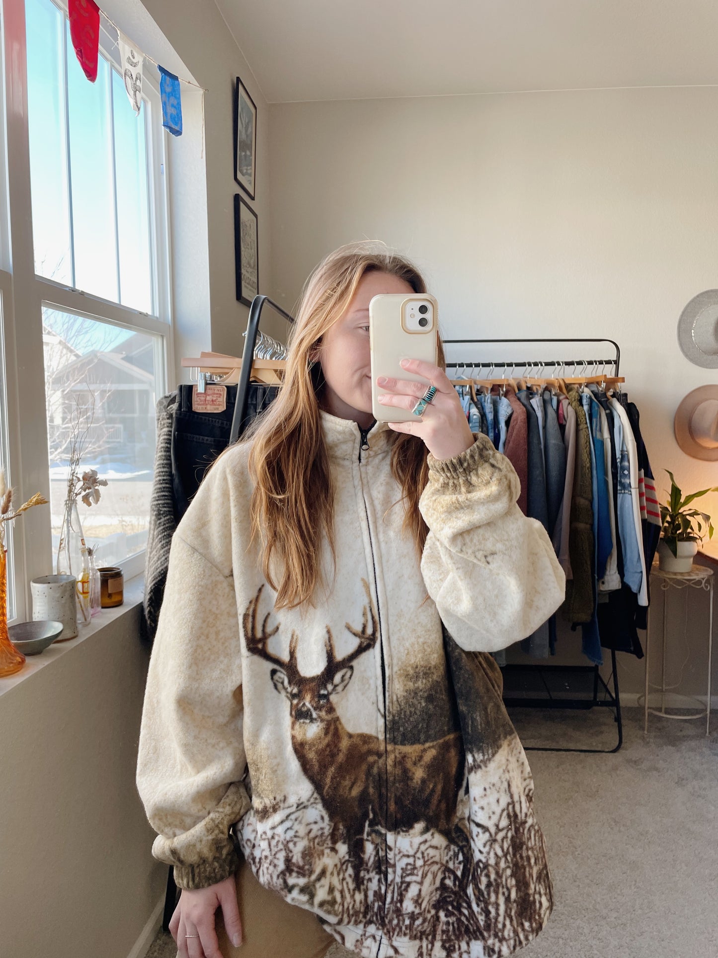 Vintage Deer Fleece (XXL)