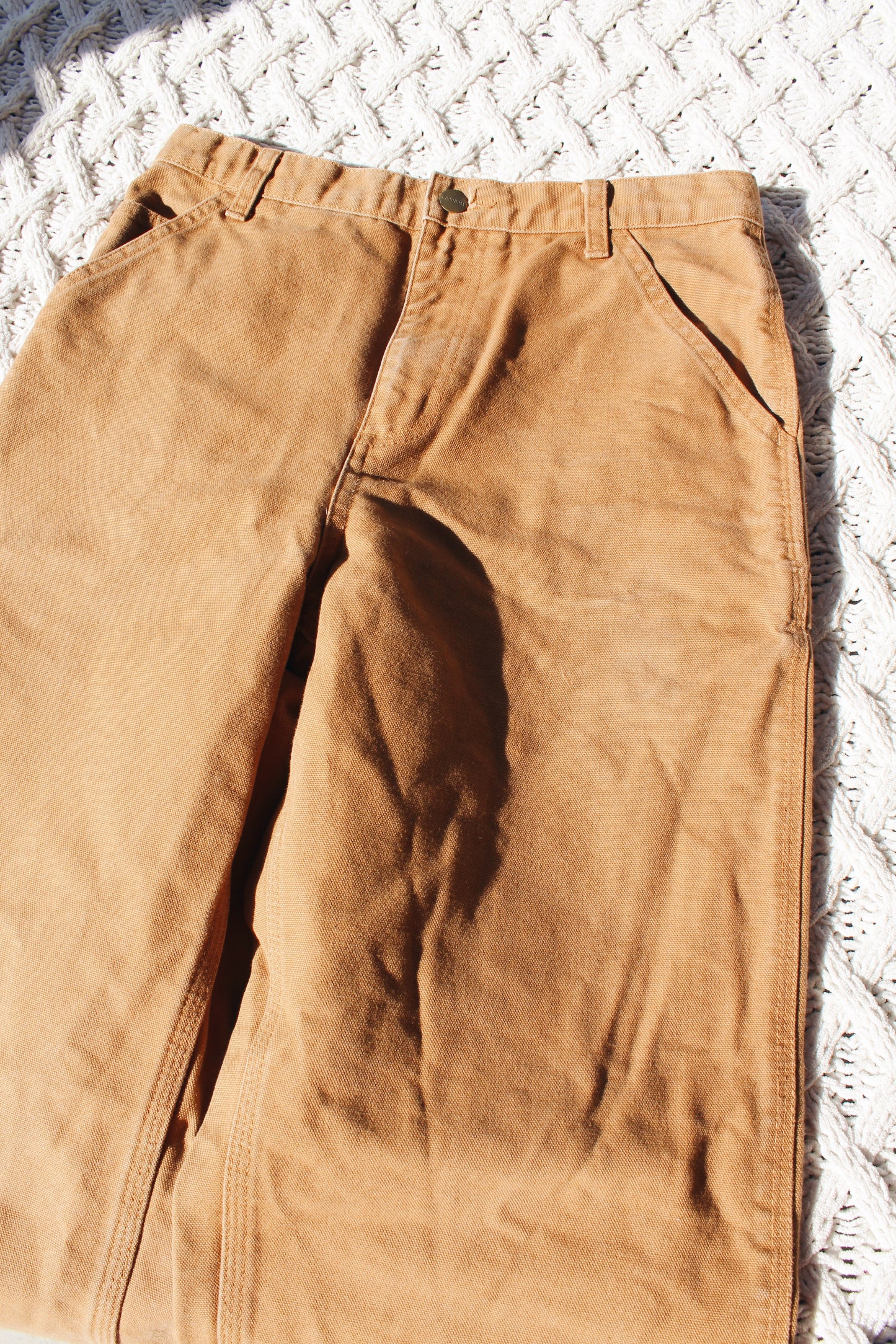 Carhartt Brown Canvas Pants (28)