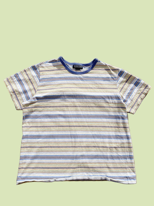 Vintage Land's End Striped Tee (L)