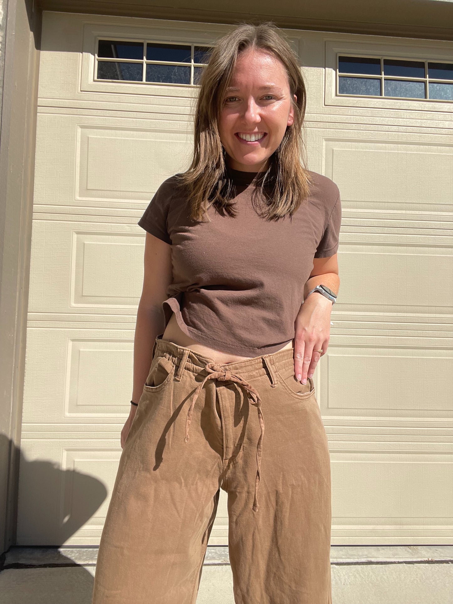 AE Brown Wide Leg Pants (Women’s 12)
