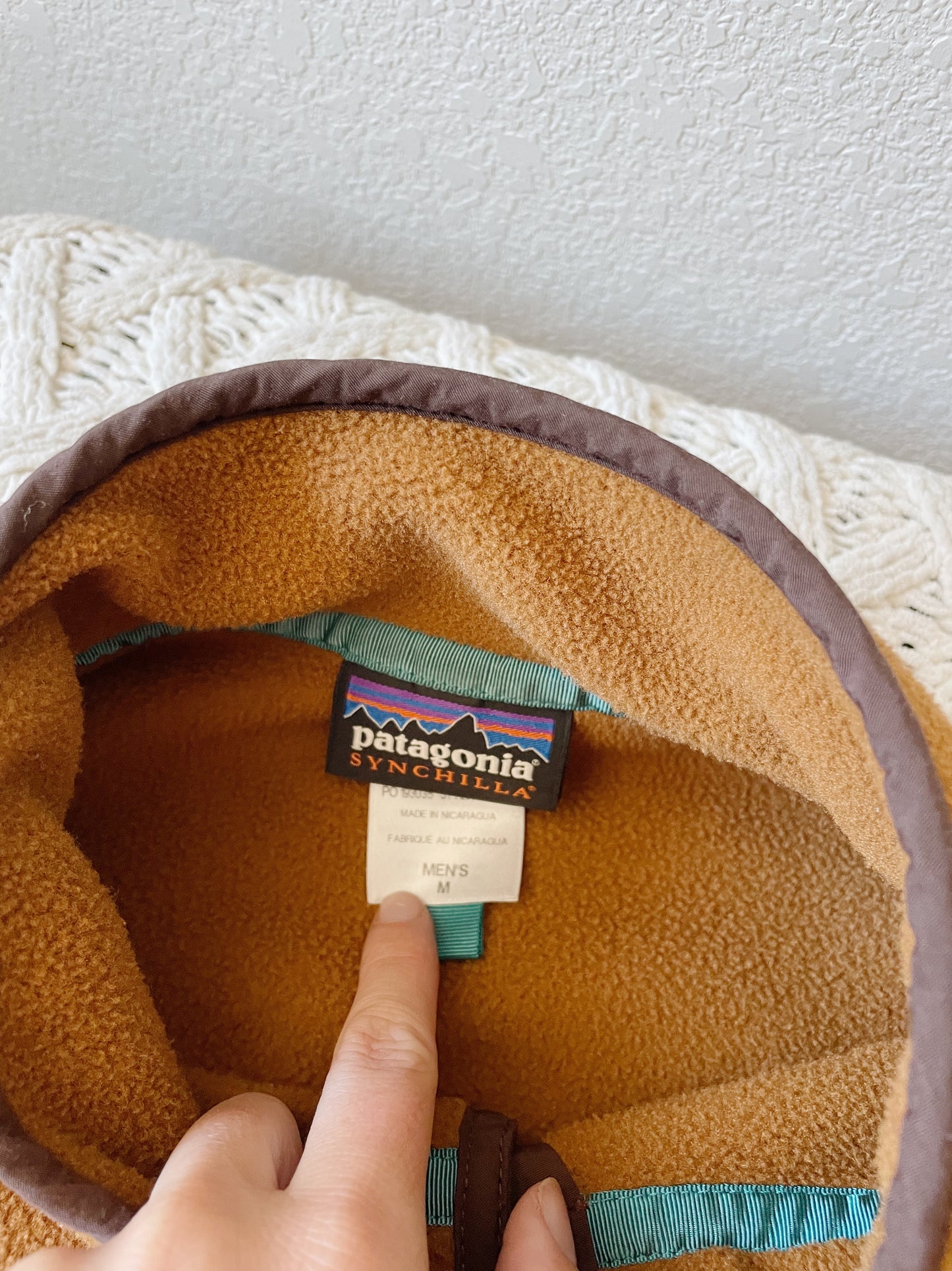 Patagonia Brown Snap Fleece (M)