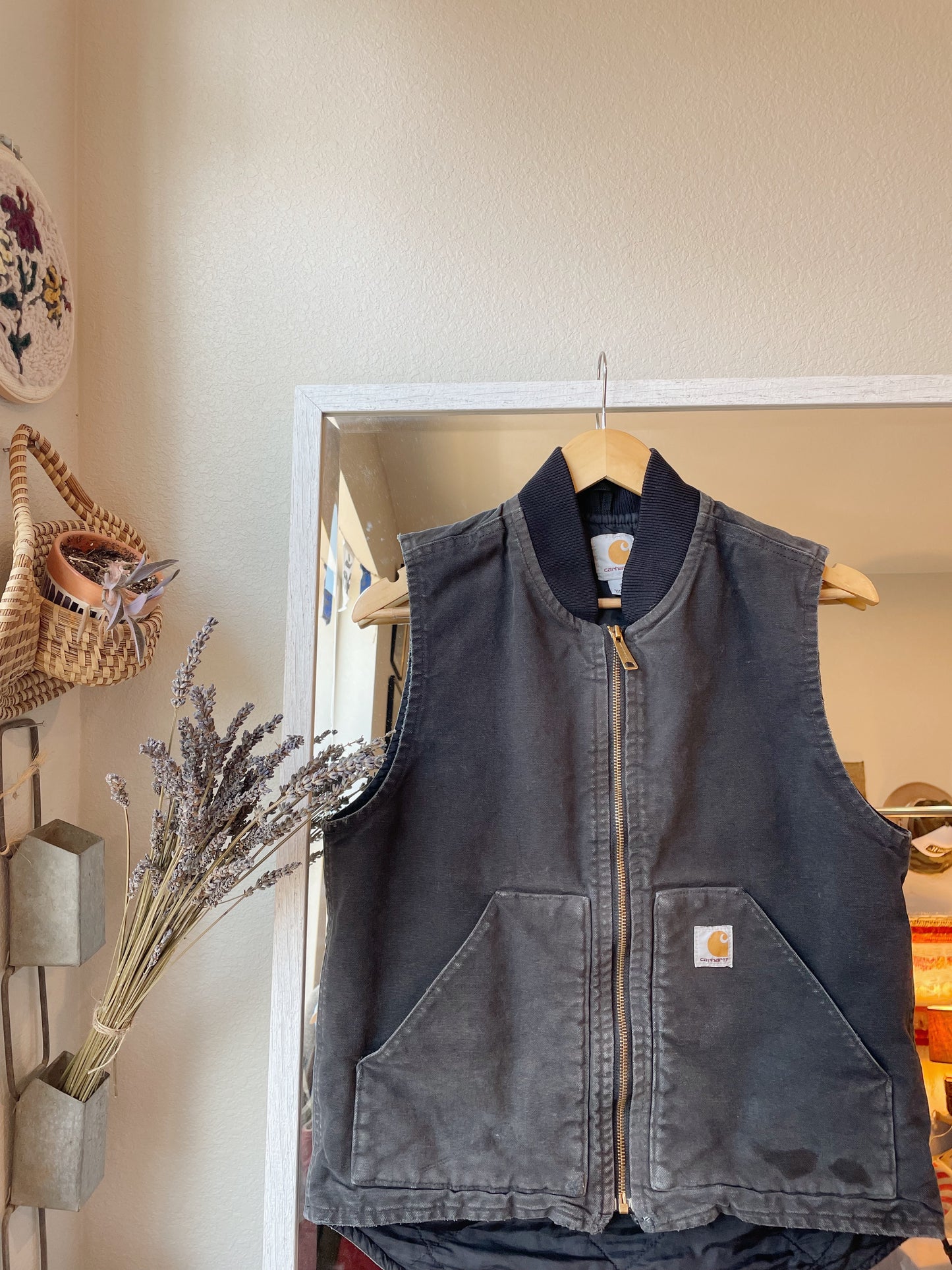 Carhartt Black Canvas Vest (Women's S)